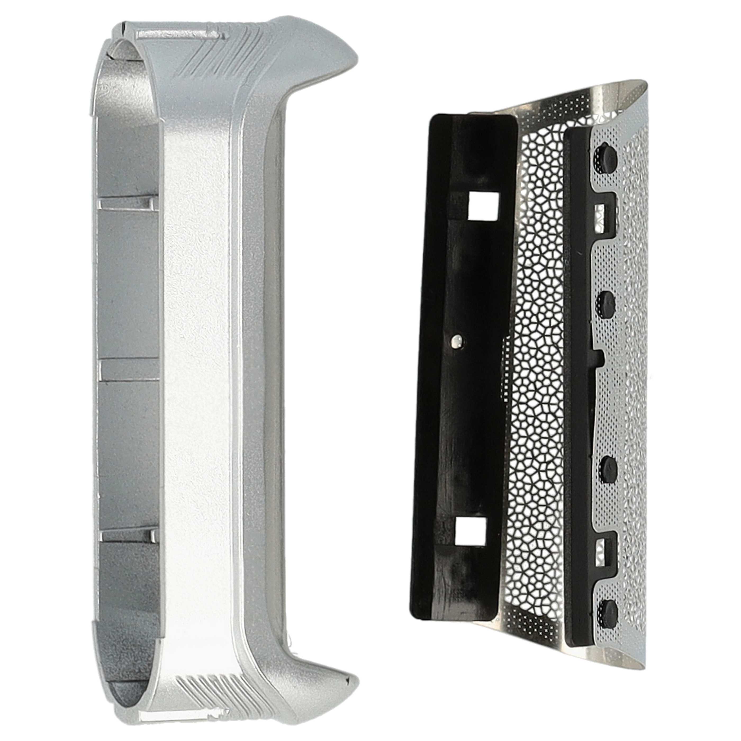 5x Shaver Foil replaces Braun 5S for Razor - incl. Frame, Silver 