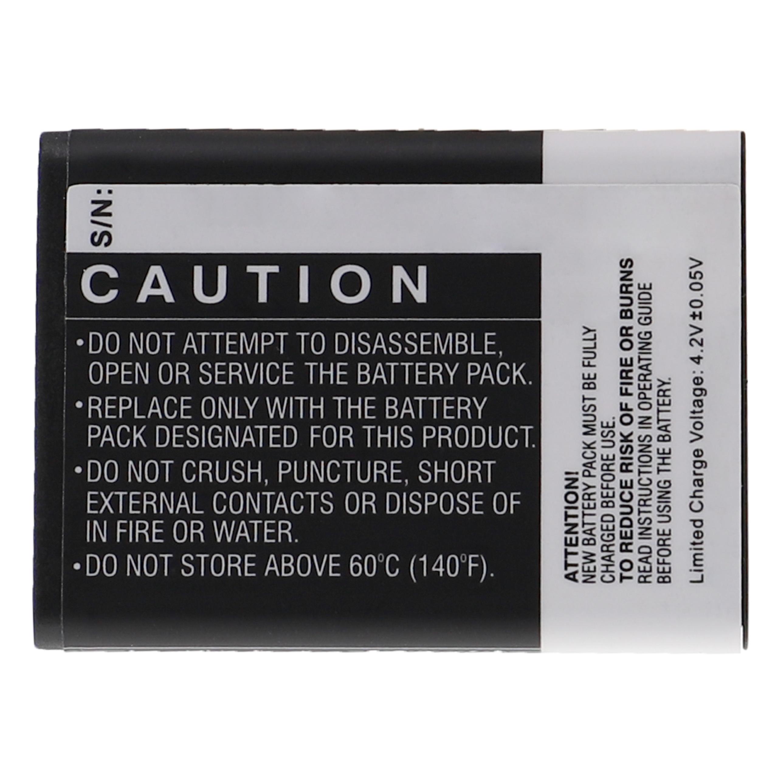 Akku als Ersatz für Kap Else KAPACC0084090 für Kap Else Barcodescanner - 950mAh 3,7V Li-Ion