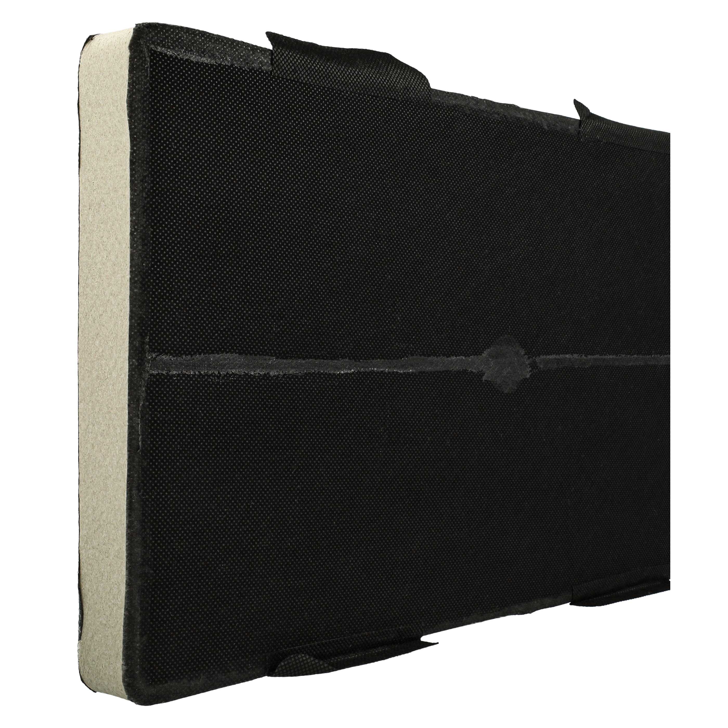 2x Filtres à charbon actif remplace Miele DKF8, 5182192, 4002514270456, 5182190, 5182191 pour hotte Miele