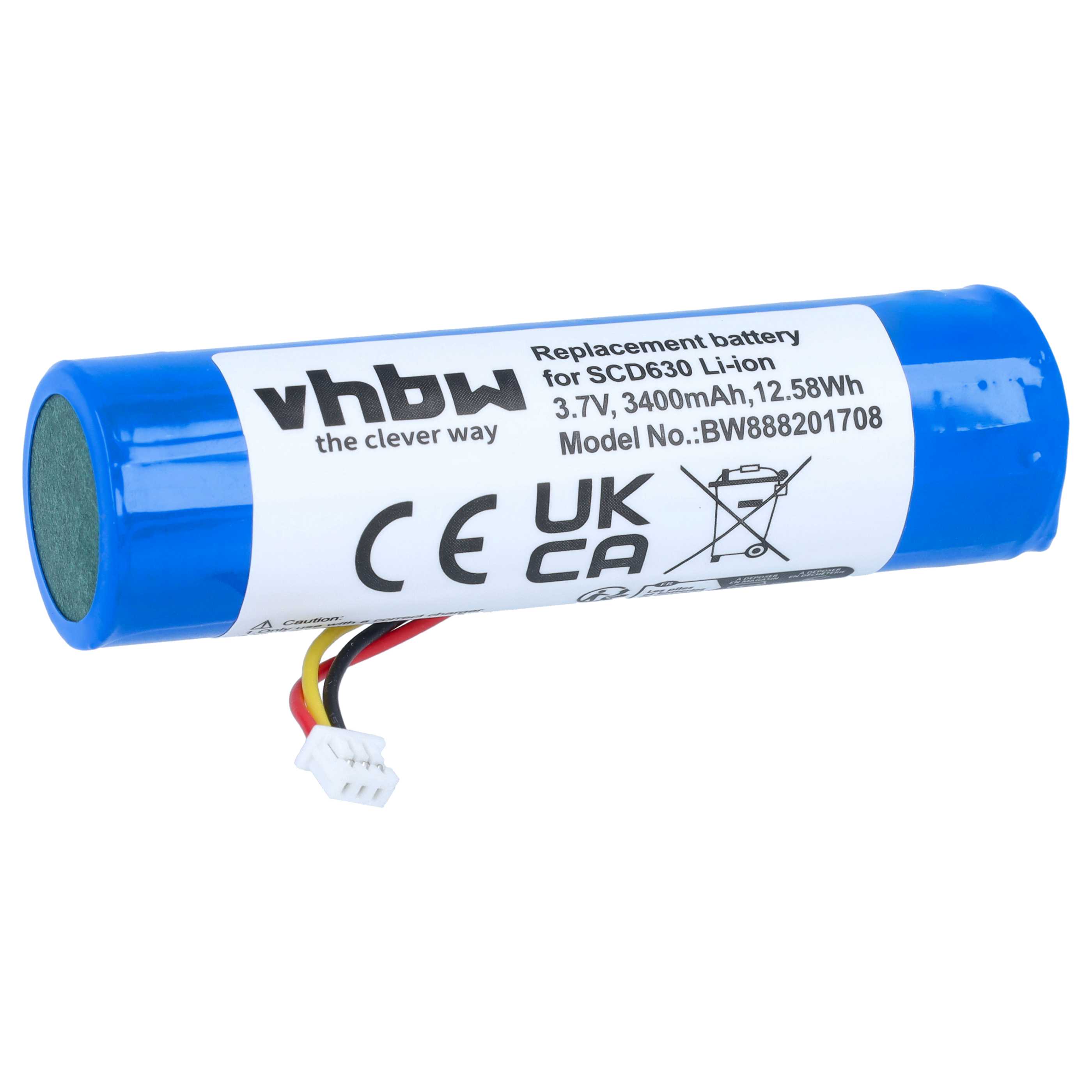 Batería recargable reemplaza Philips NTA3459-4, NTA3460-4 para vigilabebés - 3400 mAh 3,7 V Li-Polímero
