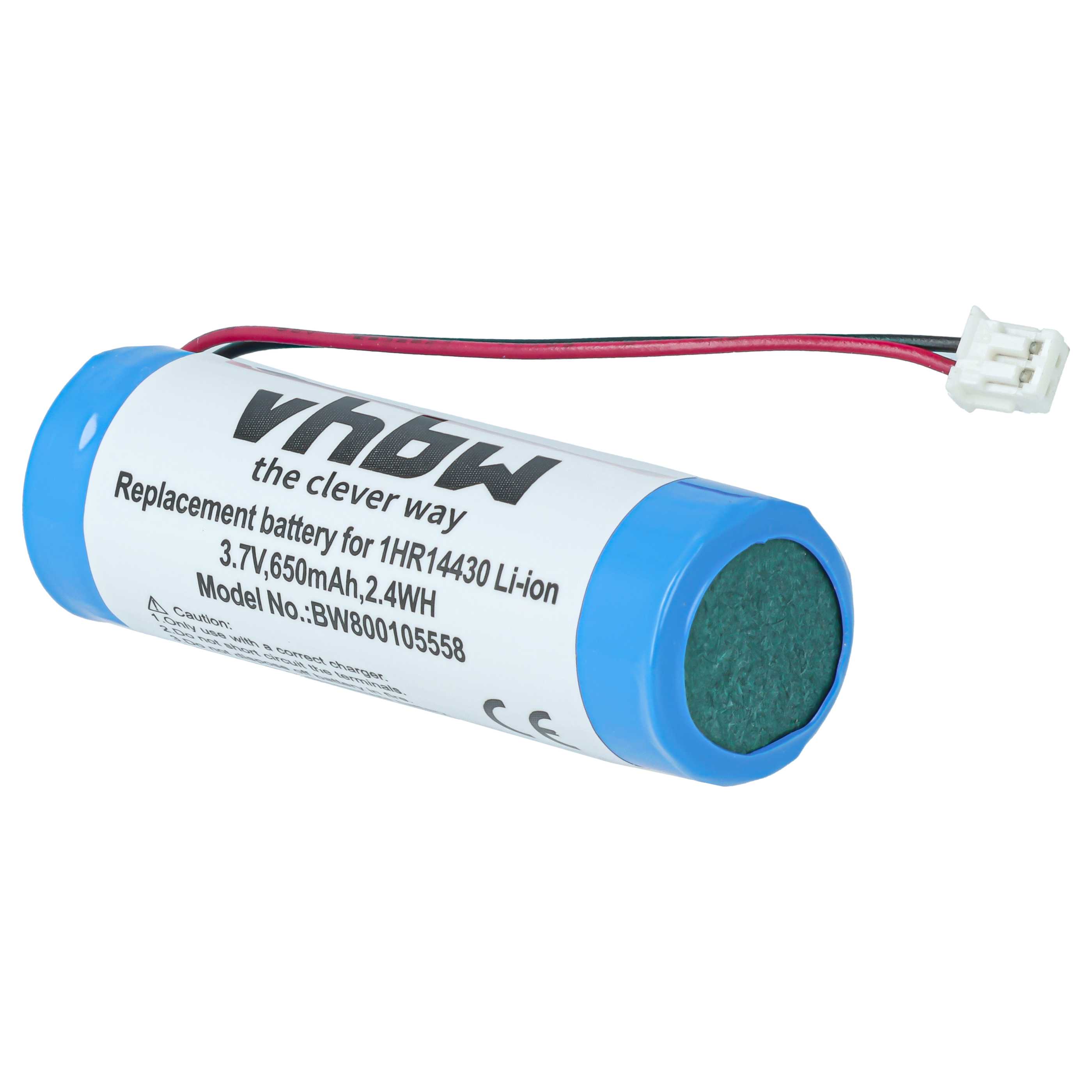 Mobile Phone Battery replaces Sony 1HR14430, QN-C1BP - 650 mAh 3.7 V Li-Ion
