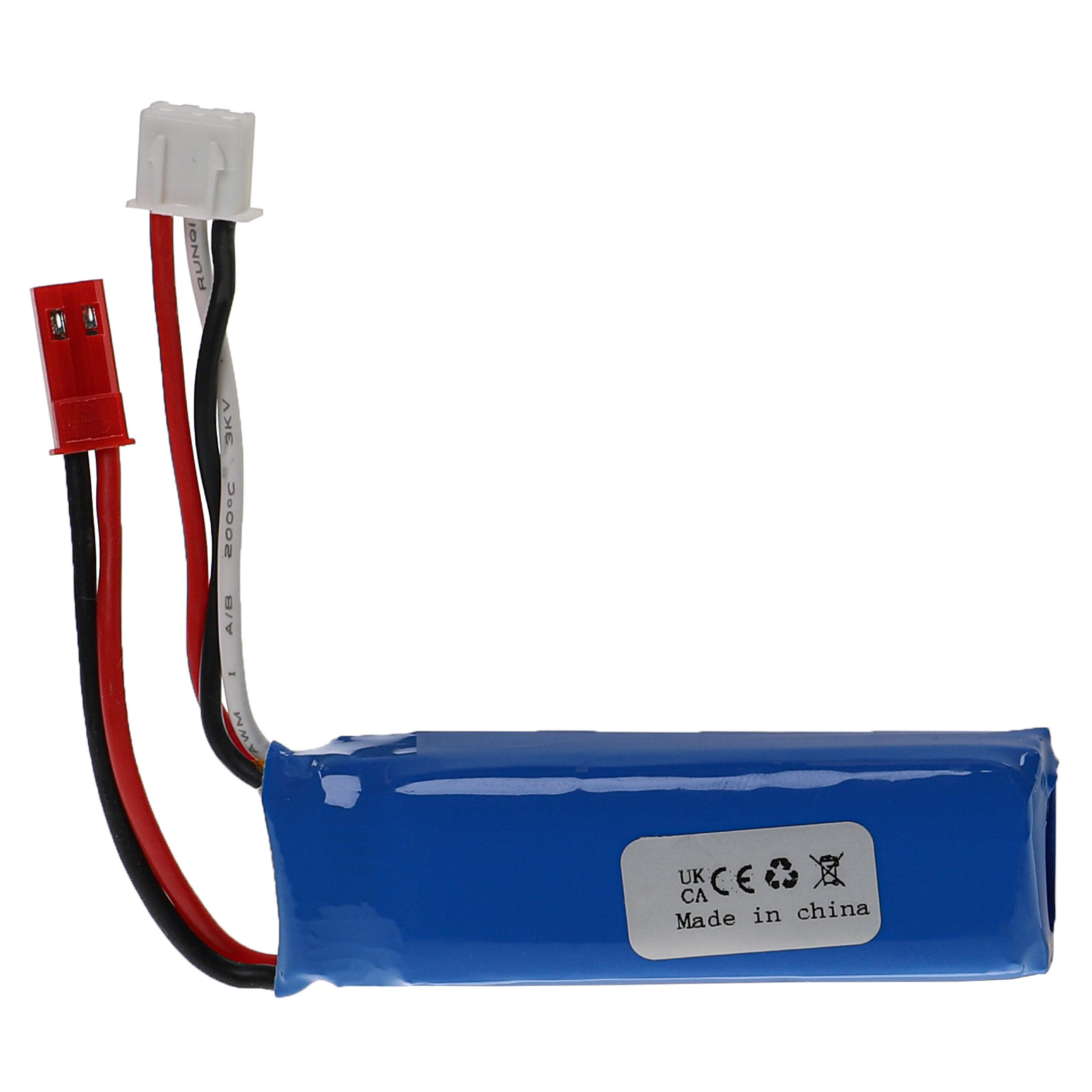 Akumulator do modeli zdalnie sterowanych RC - 500 mAh 7,4 V LiPo, BEC