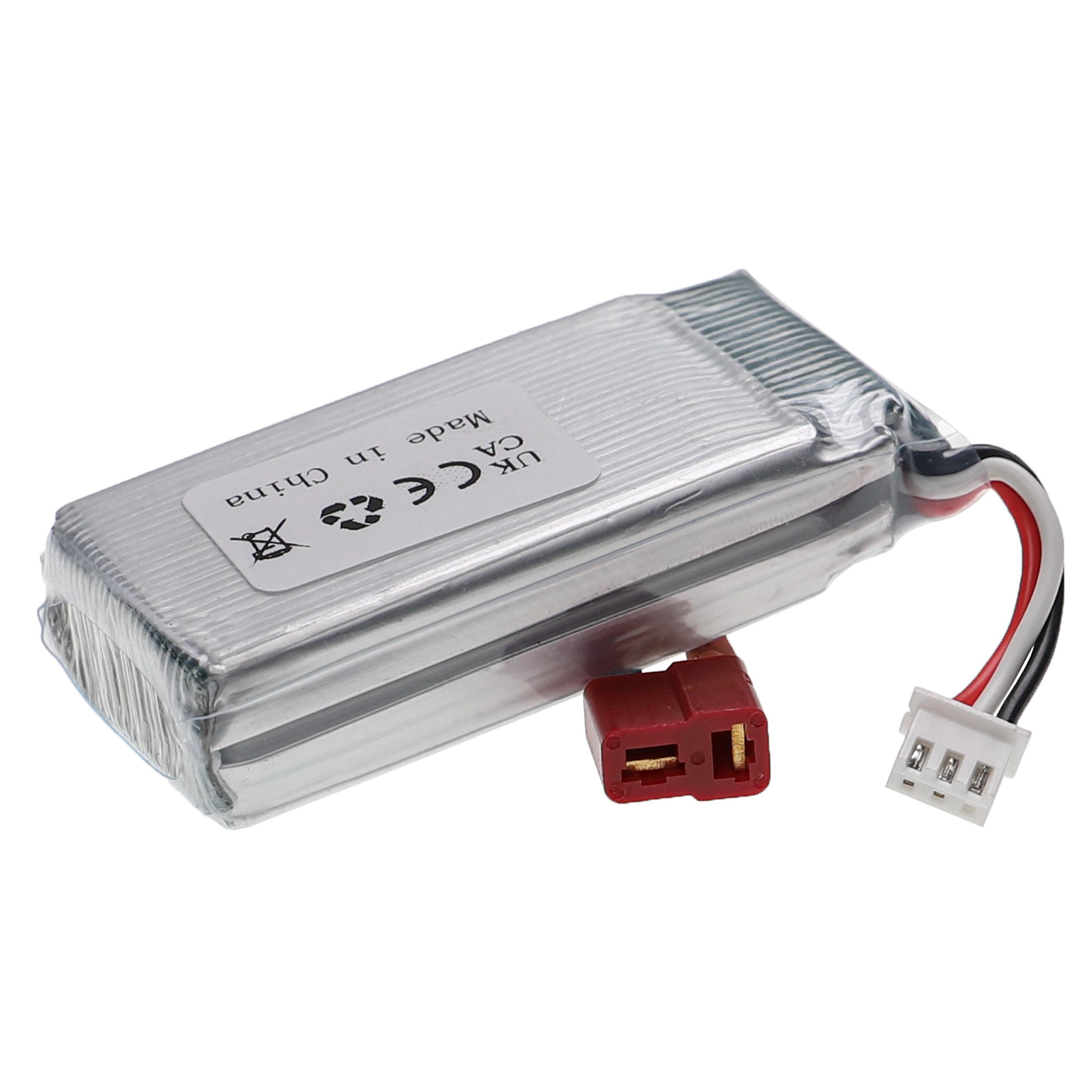 Akumulator do modeli zdalnie sterowanych RC - 1500 mAh 7,4 V LiPo, T-wtyczka AWG16