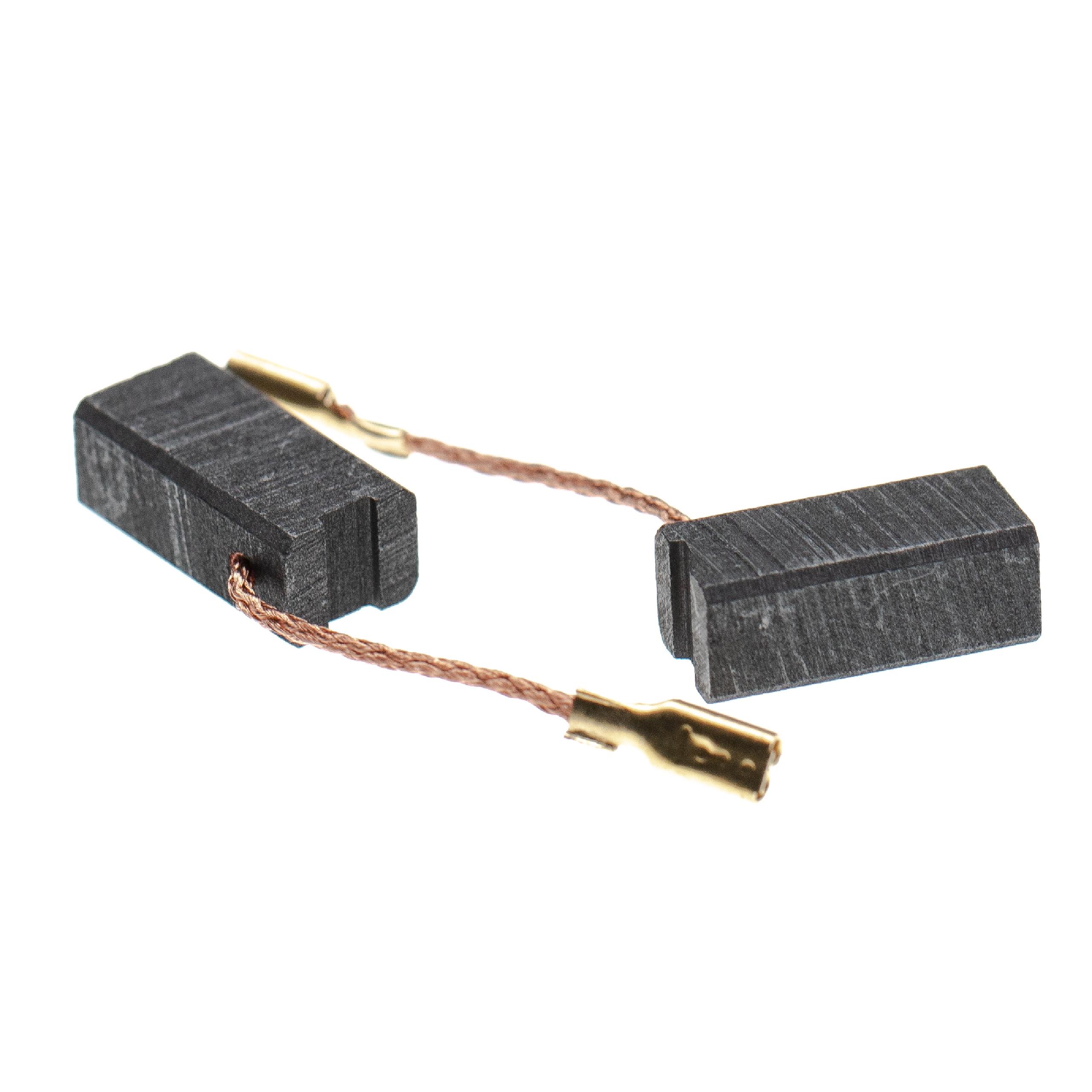2x Carbon Brush as Replacement for Metabo 20-016 Electric Power Tools + Angled Connector, 16.3 x 8 x 6.2mm