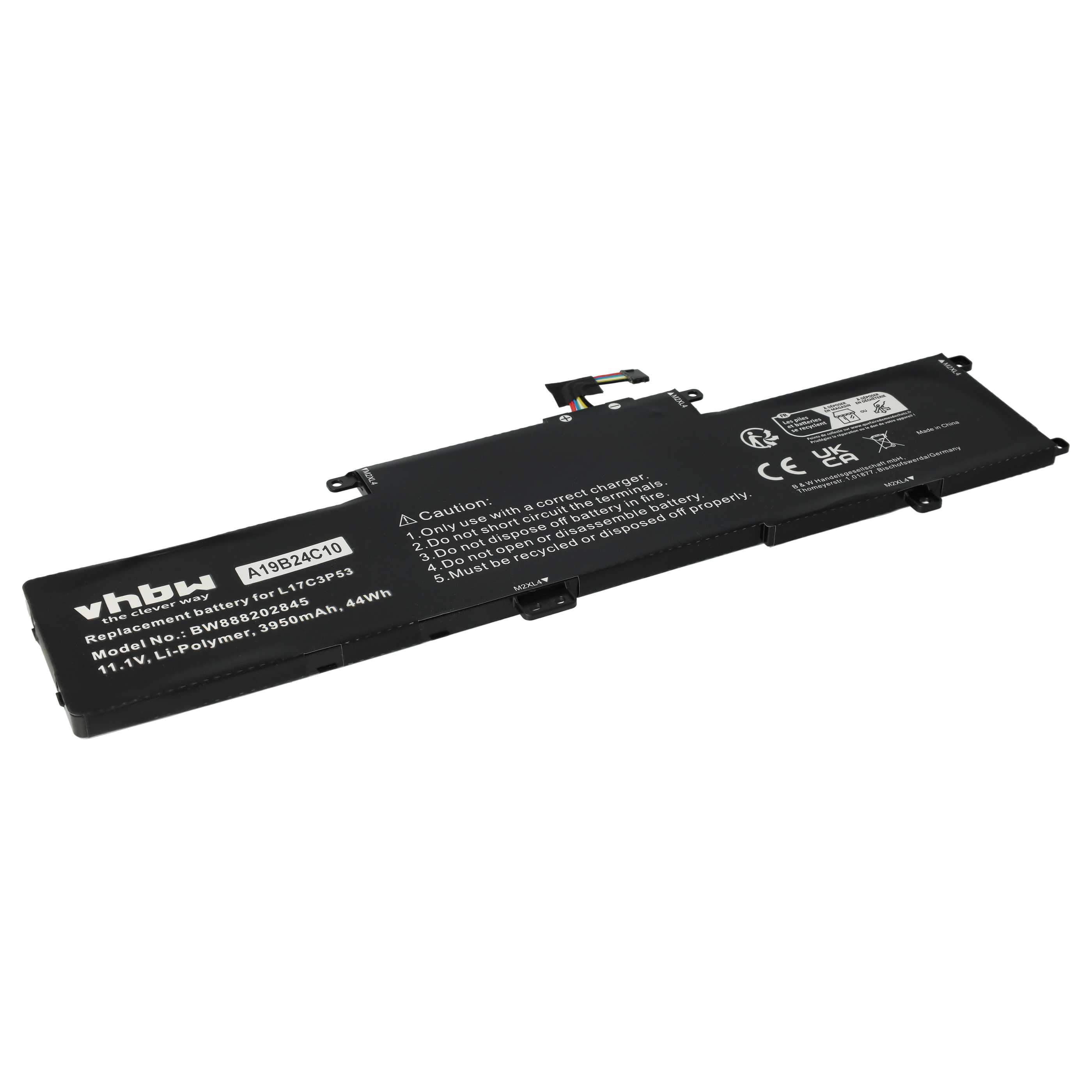 Akumulator do laptopa zamiennik Lenovo 01AV481, 01AV482, 5B10W13885, 01AV483, 041AV481 - 3950 mAh 11,1 V LiPo