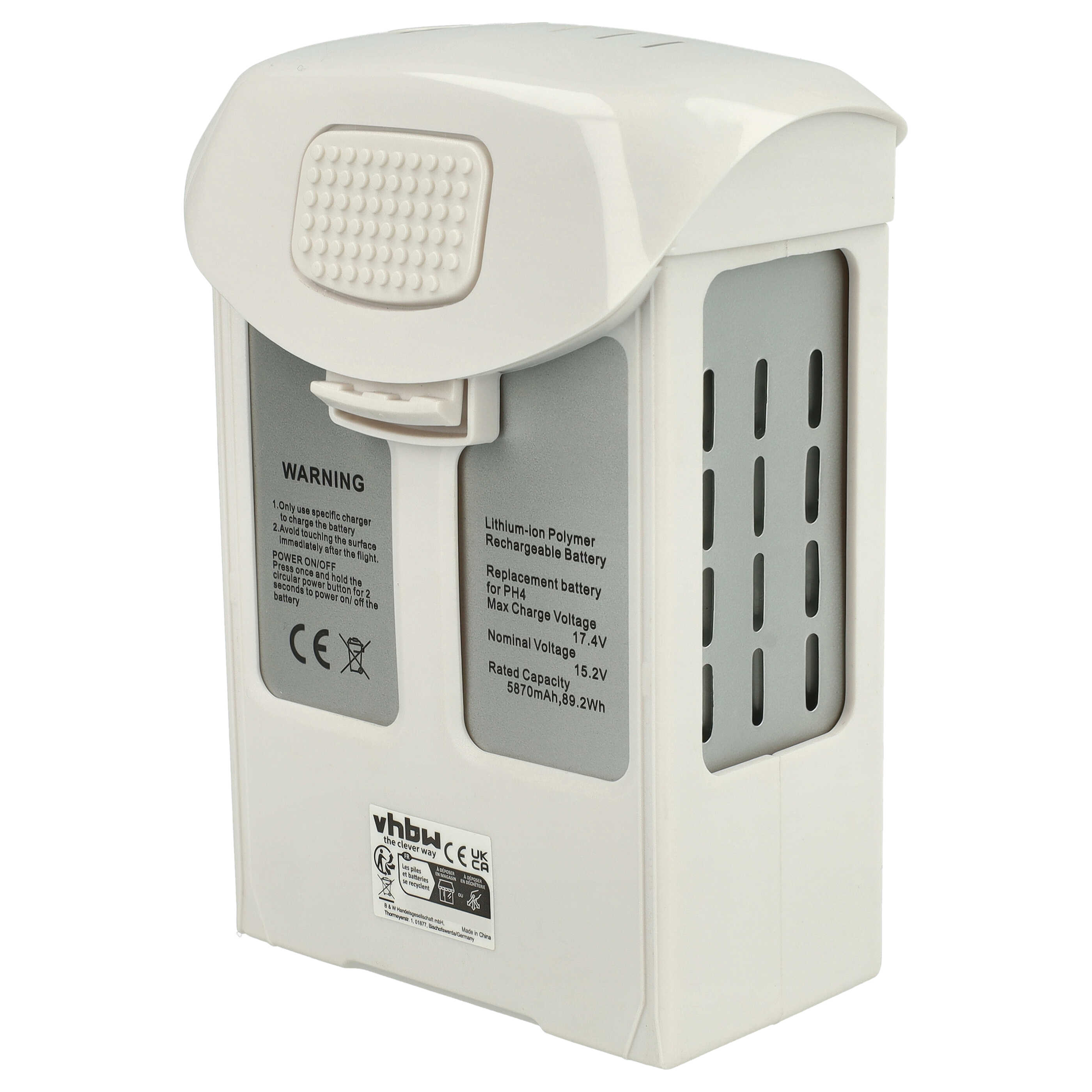 Drone Battery Replacement for DJI CP.PT.00000033.01, CP.PT.000601 - 5870 mAh 15.2 V Li-polymer
