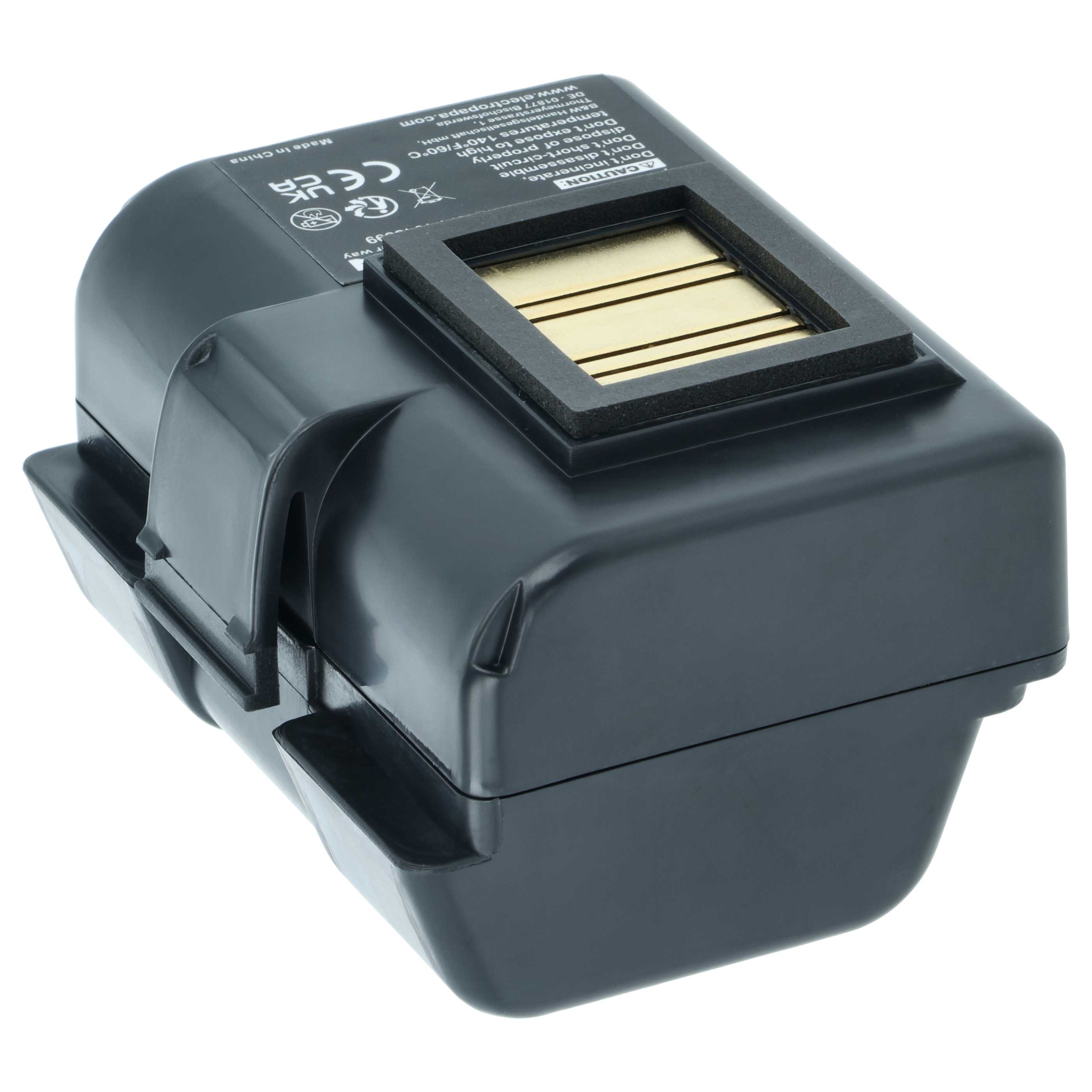 Drucker-Akku (2 Stück) als Ersatz für Zebra AT16004, BTRY-MPP-34MA1-01 - 5200mAh 7,4V Li-Ion