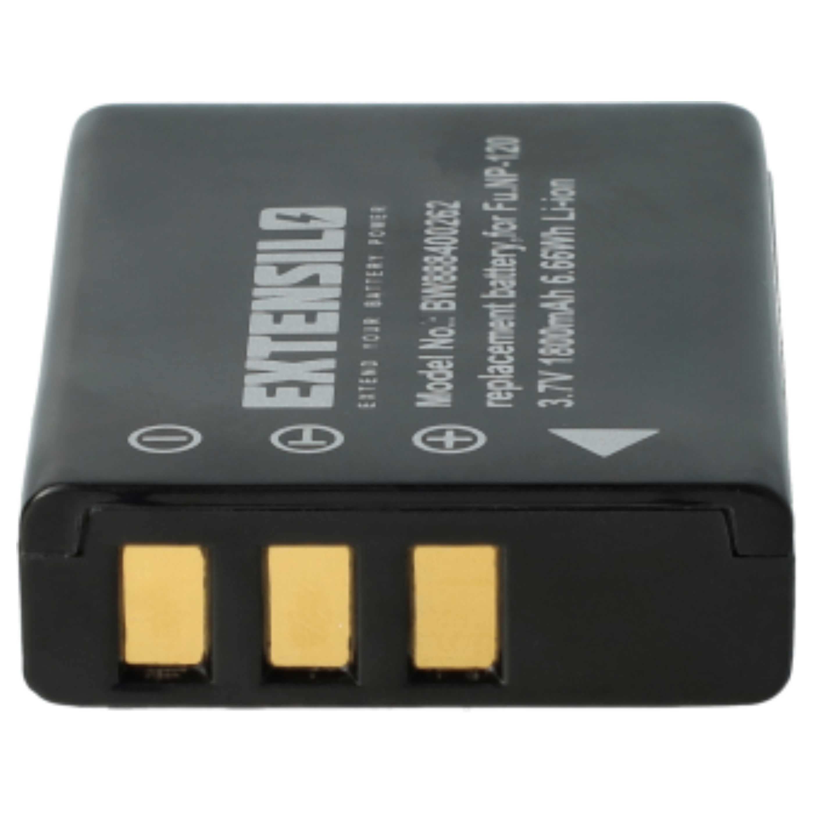 3x Battery replaces Aiptek ZPT-PM18 - 1800mAh, 3.7V, Li-Ion