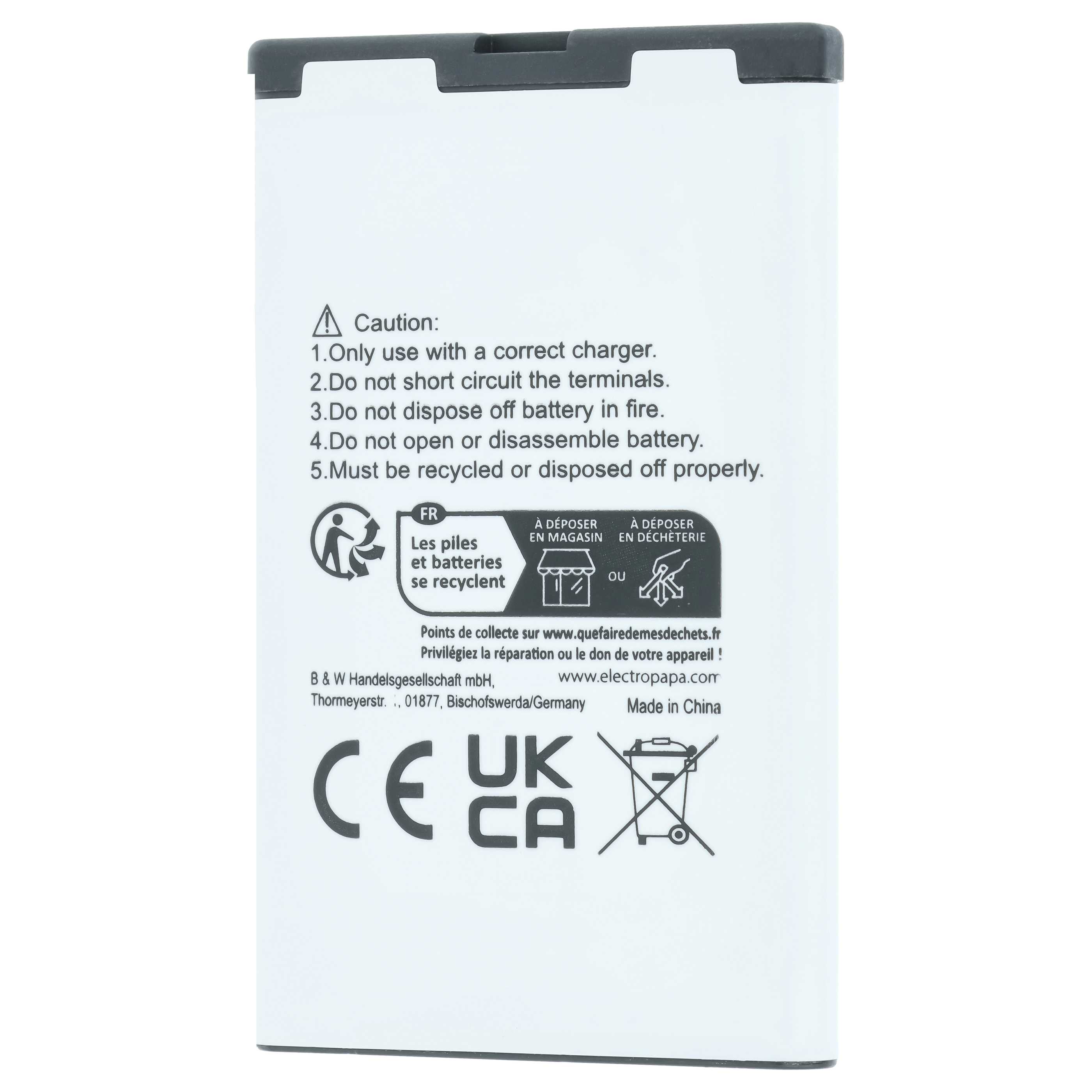 Akumulator do telefonu smartfona zamiennik Nokia BL-5J - 1350 mAh 3,7 V Li-Ion