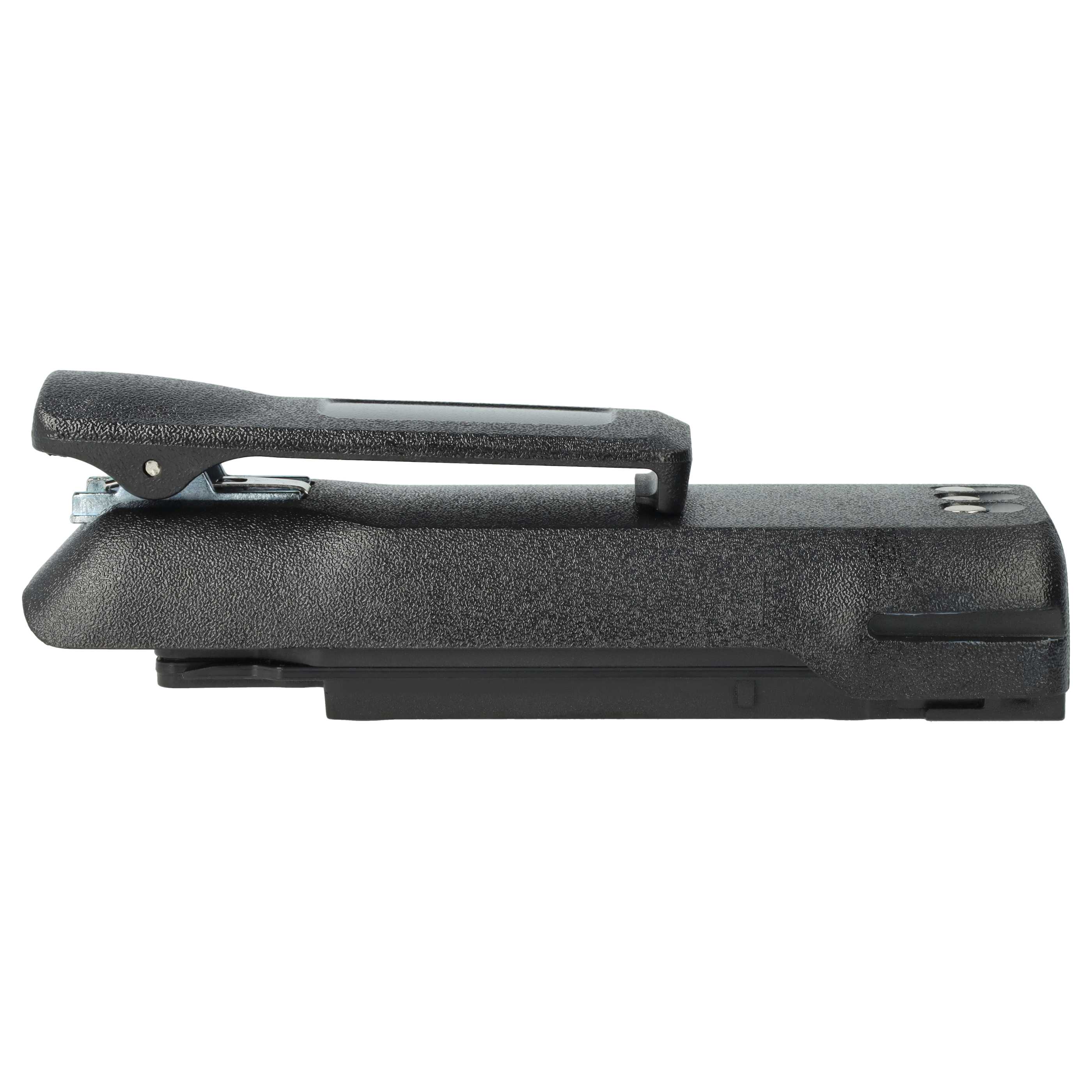 Radio 5x Battery replaces Motorola PMNN4600A, PMNN4598A - 2600 mAh 7.4 V Li-Ion + Belt Clip