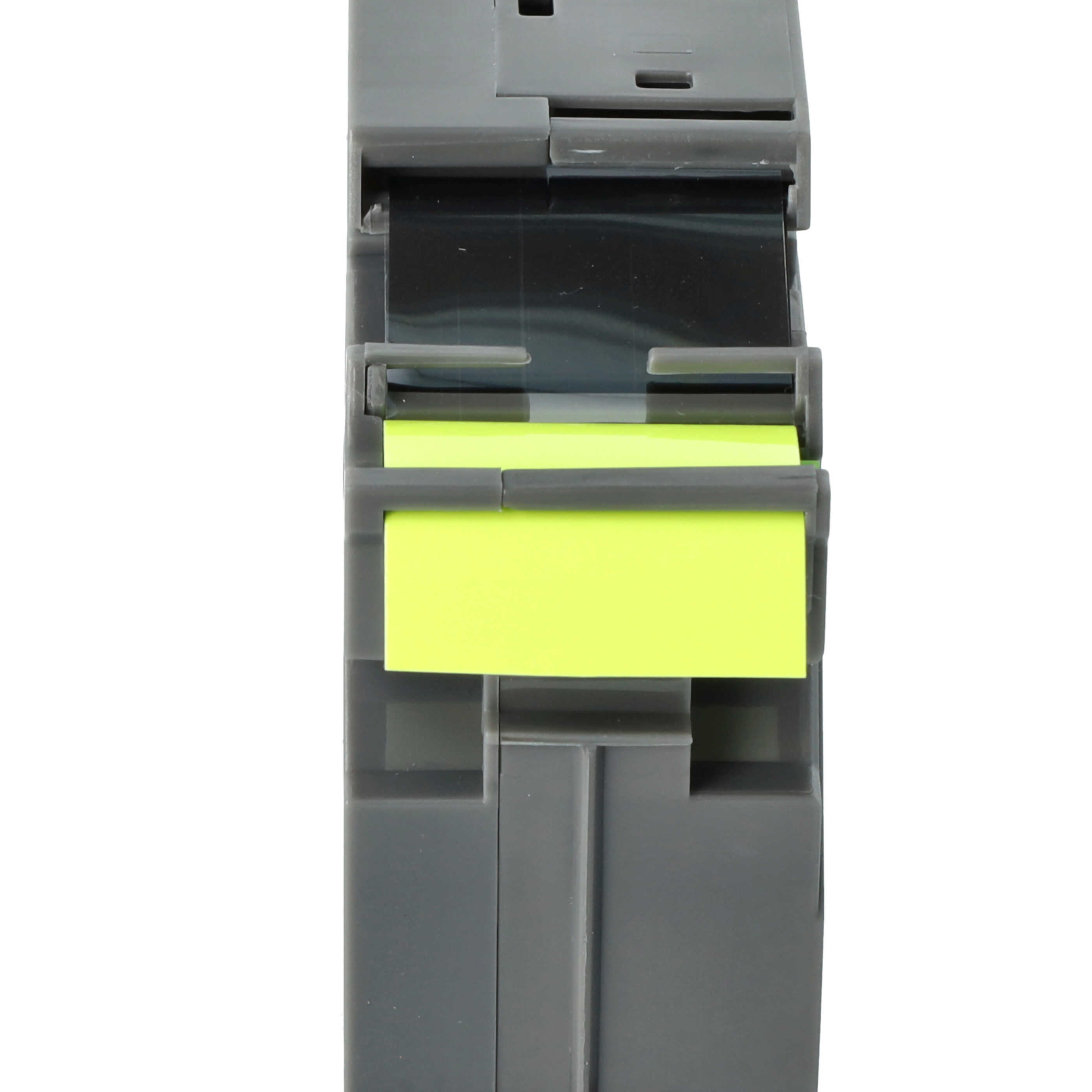 Label Tape as Replacement for Brother TZE-C51, TZ-C51 - 24 mm Black to Neon-Yellow