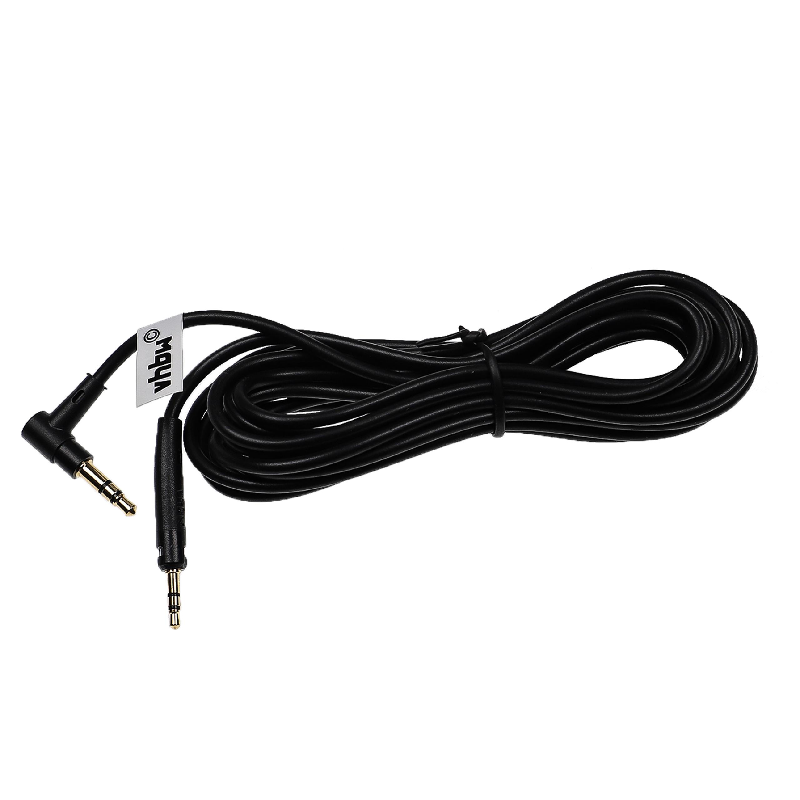 Kopfhörer Kabel passend für AKG u.a., 3 m, schwarz
