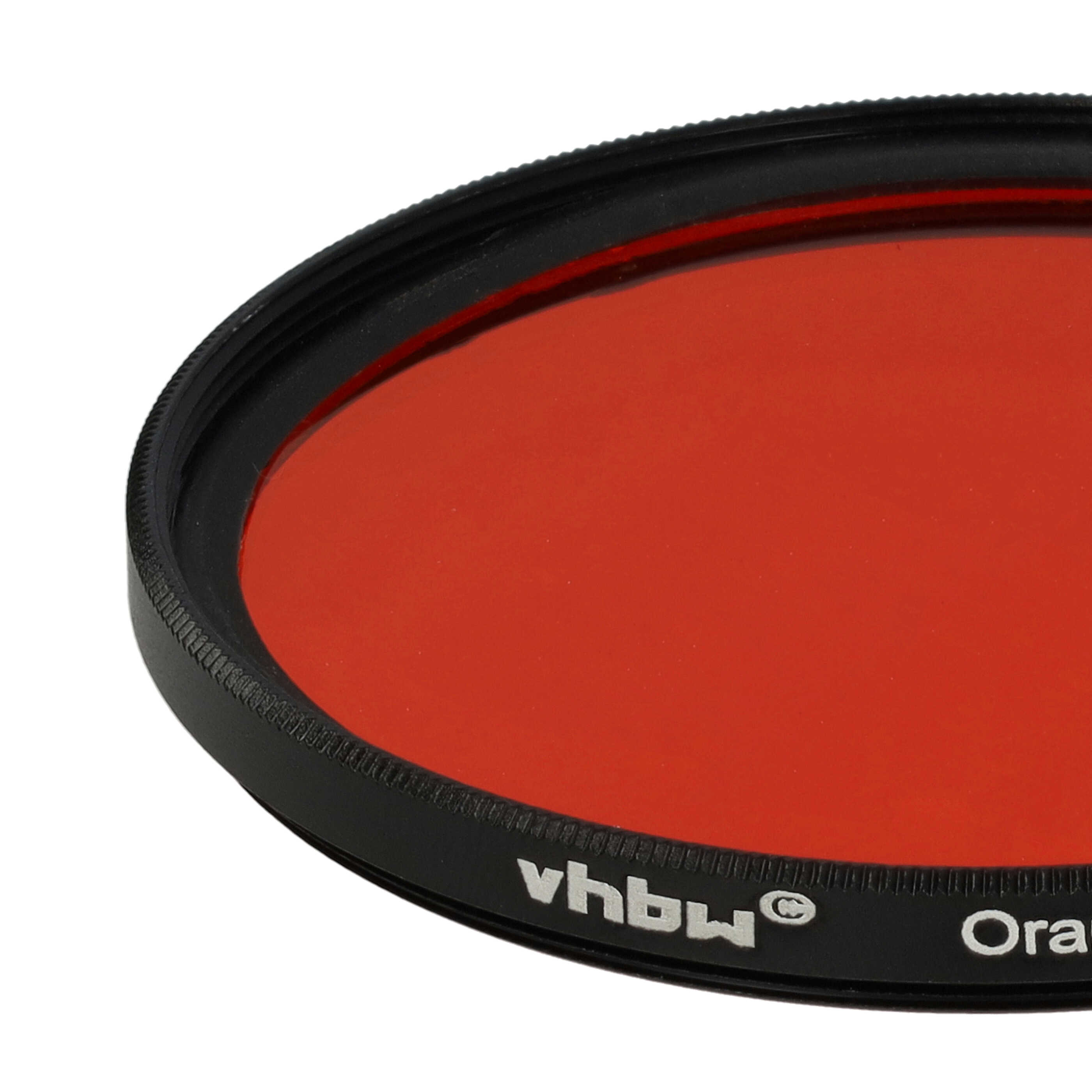 Filtr fotograficzny na obiektywy z gwintem 62 mm - filtr pomarańczowy