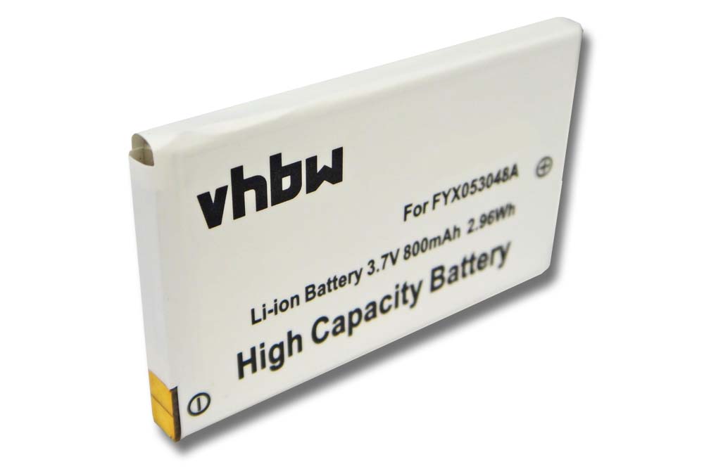 Batterie remplace Oregon FYX053048A pour radio talkie-walkie - 800mAh 3,7V Li-ion