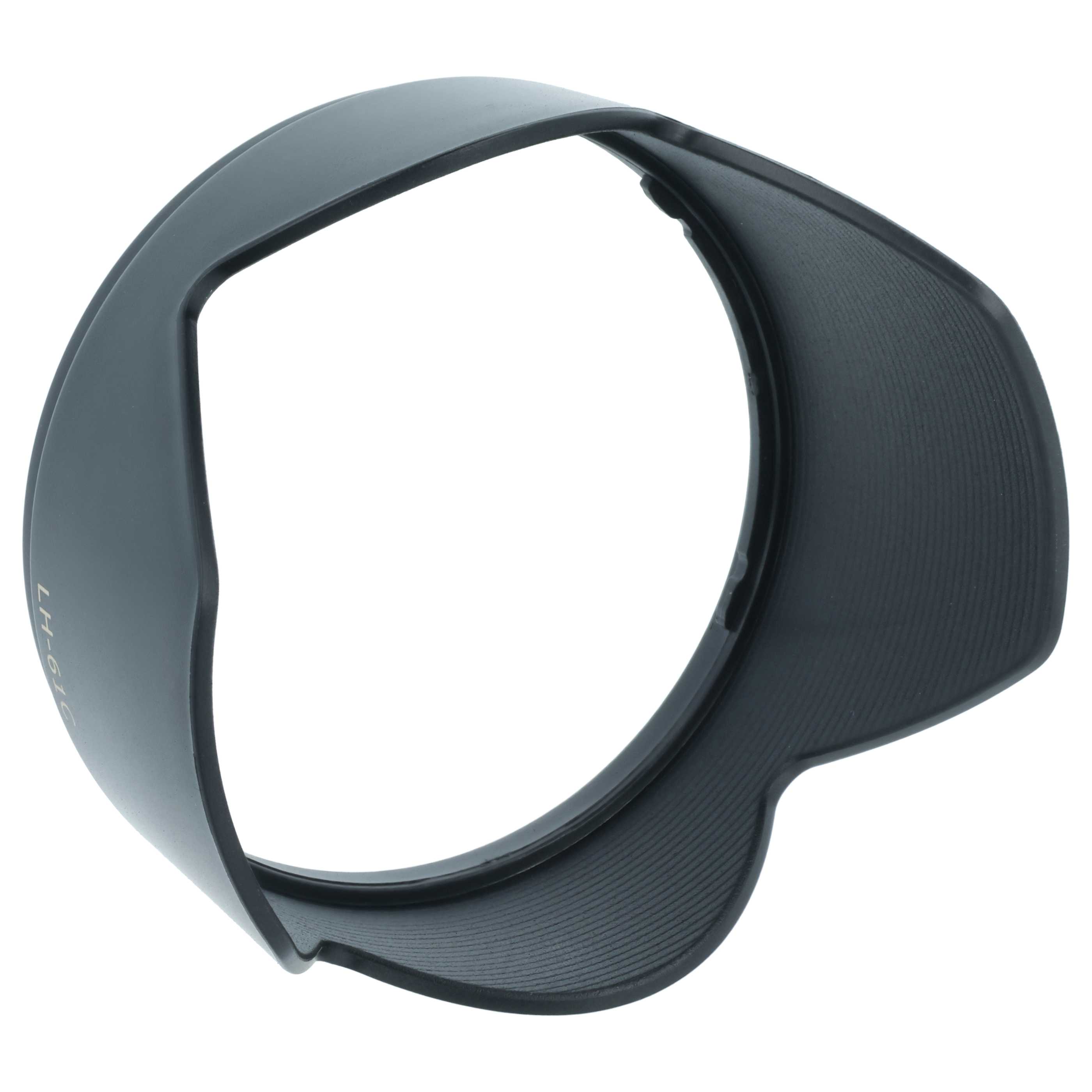 Lens Hood replaces Olympus LH-61C for Olympus Lens with 58 mm Diameter, plastic, black