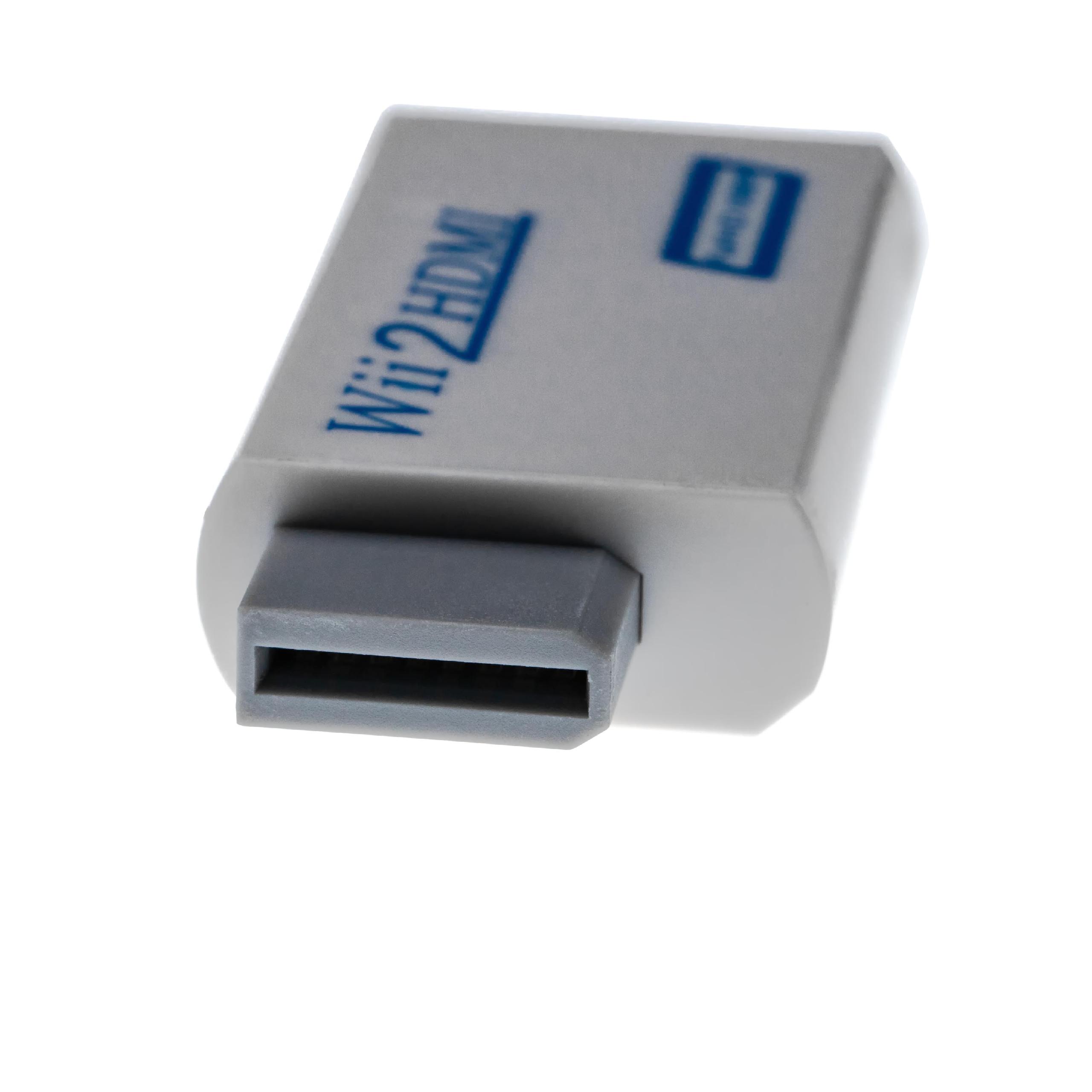 vhbw HDMI Adapter Spielekonsole auf HDMI Monitor / HDTV Konverter + 3,5mm Audiobuchse - weiß