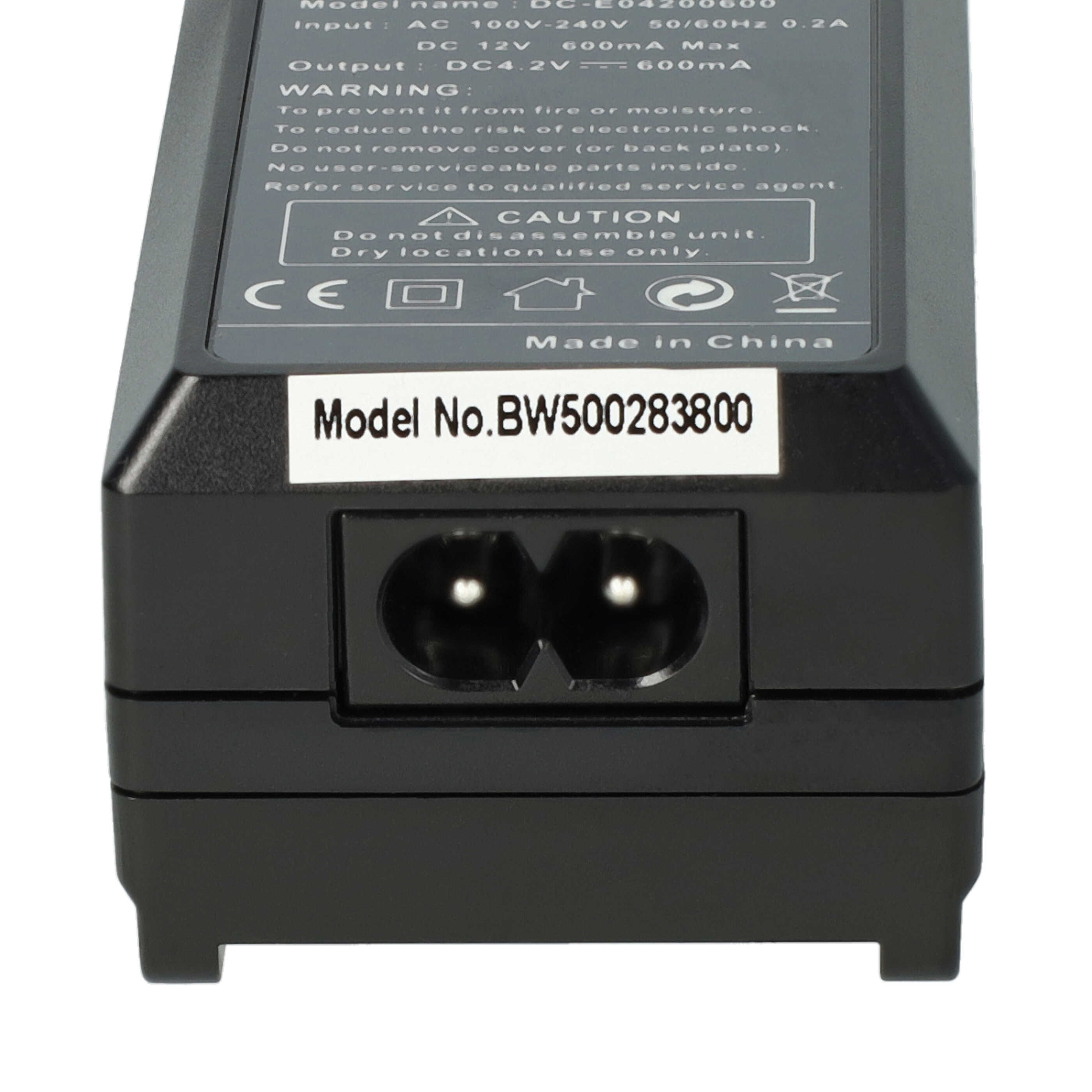 Akku Ladegerät als Ersatz für Pentax D-BC92E passend für Optio WG-10 Kamera u.a. - 0,6 A, 4,2 V