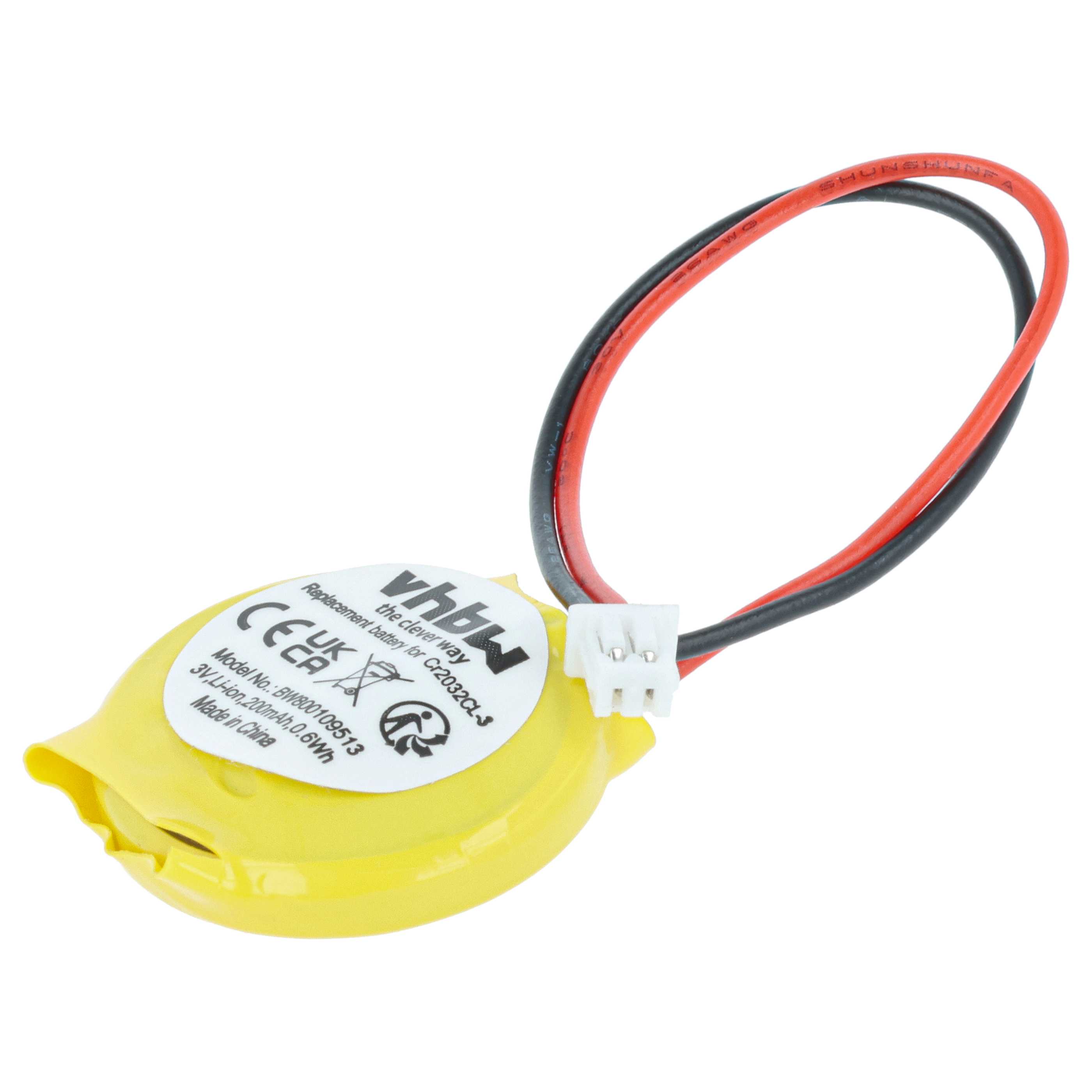 Bios-Batterie als Ersatz für Dell 3E158, 3R459, G4221, 0G4221 - 200mAh 3V Li-Ion