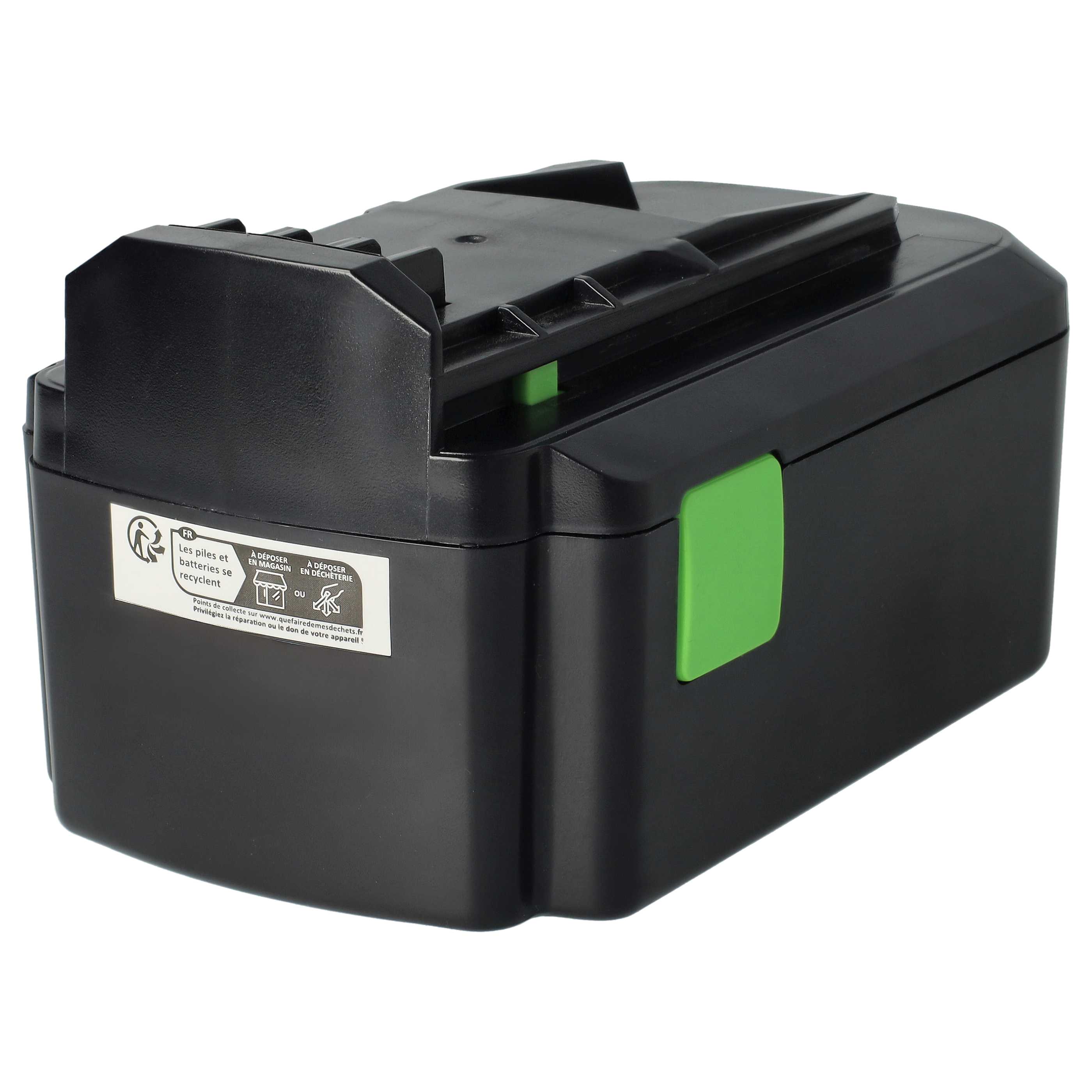 Battery replaces Festo Festool 498341, 498340, BPC 15, 494832 Electric Power Tool - 4000 mAh, 14.4 V, Li-Ion