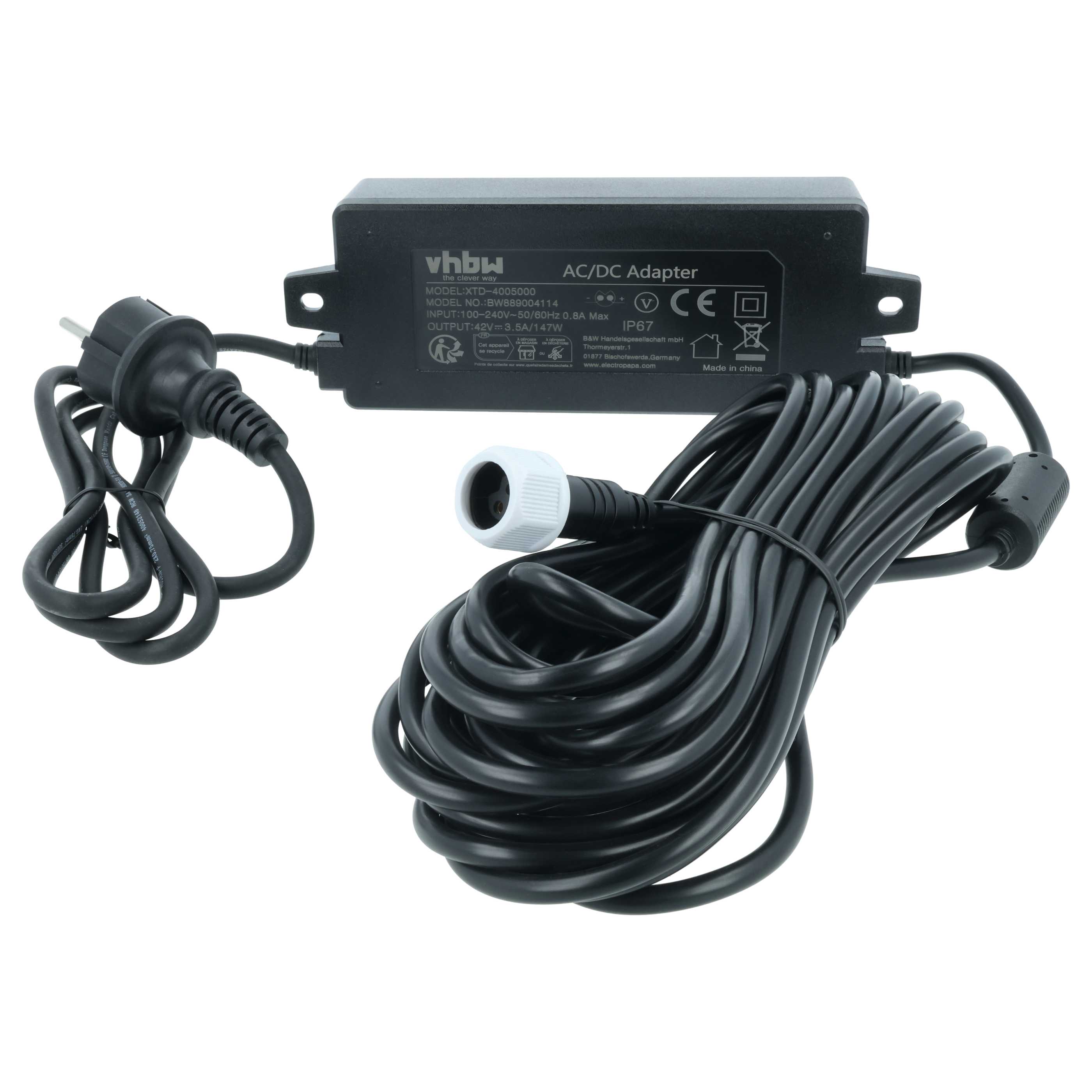 Mains Power Adapter replaces Bosch F016L69116, F 016 L69 170 lawnmower robot Charging Station