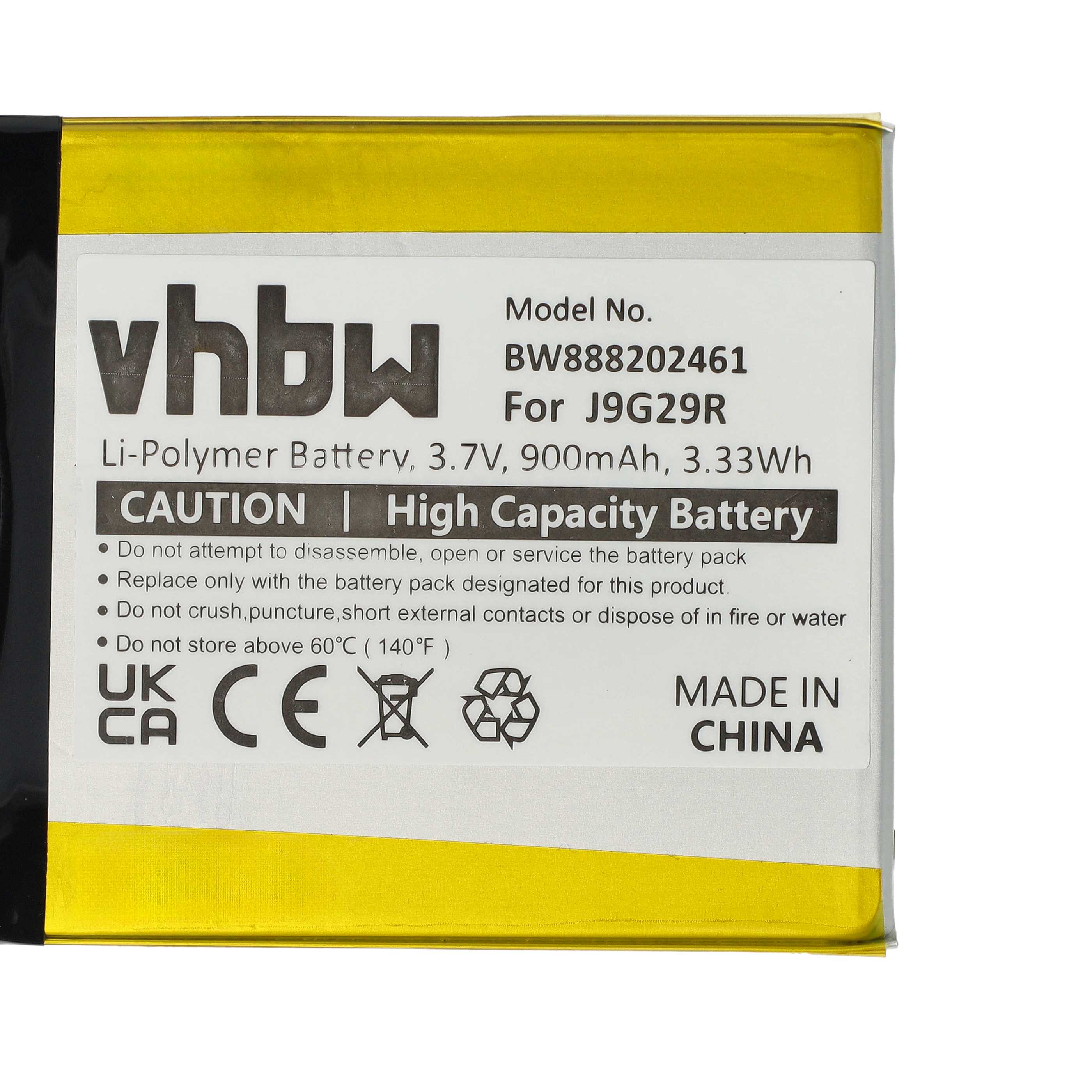 Batterie remplace Amazon 26S1019, 58-000226 pour liseuse ebook - 900mAh 3,7V Li-polymère