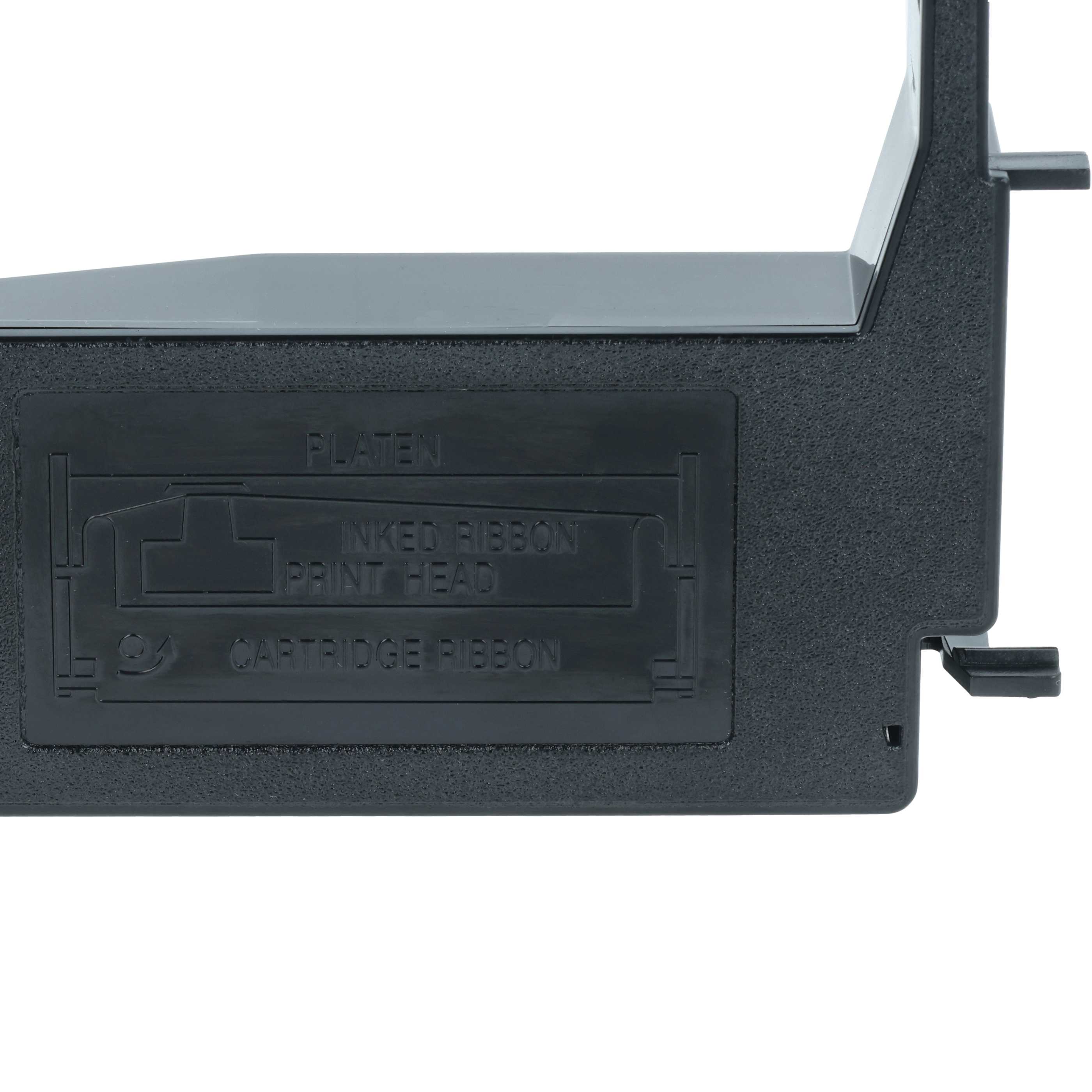 Ink Ribbon replaces Epson S015020, C13S015020 for Dot Matrix, Receipt Printer - Black