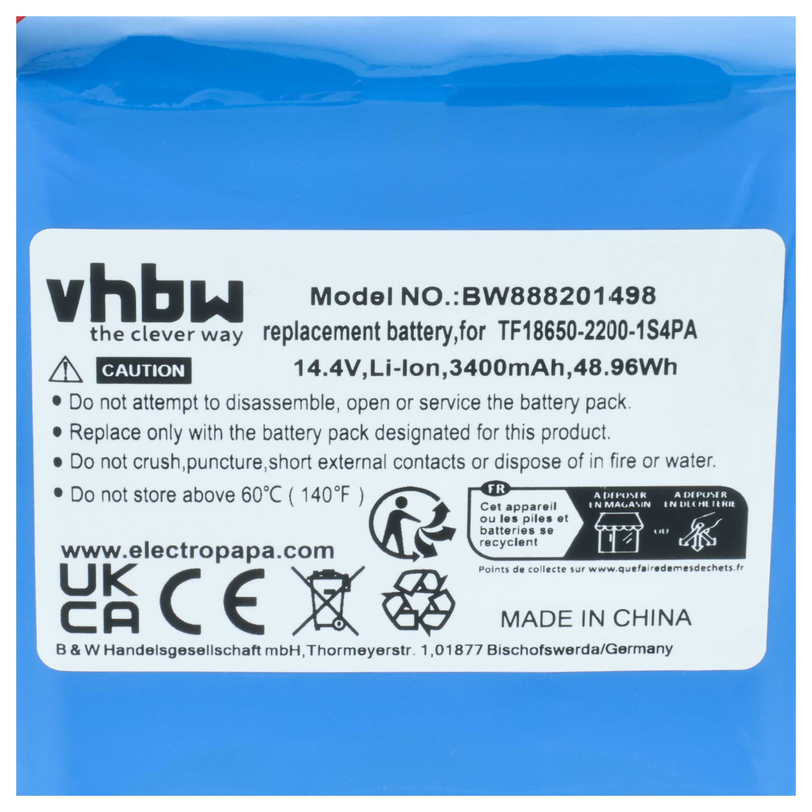Akumulator do radia Marshall Kilburn - 3400 mAh 14,4 V Li-Ion