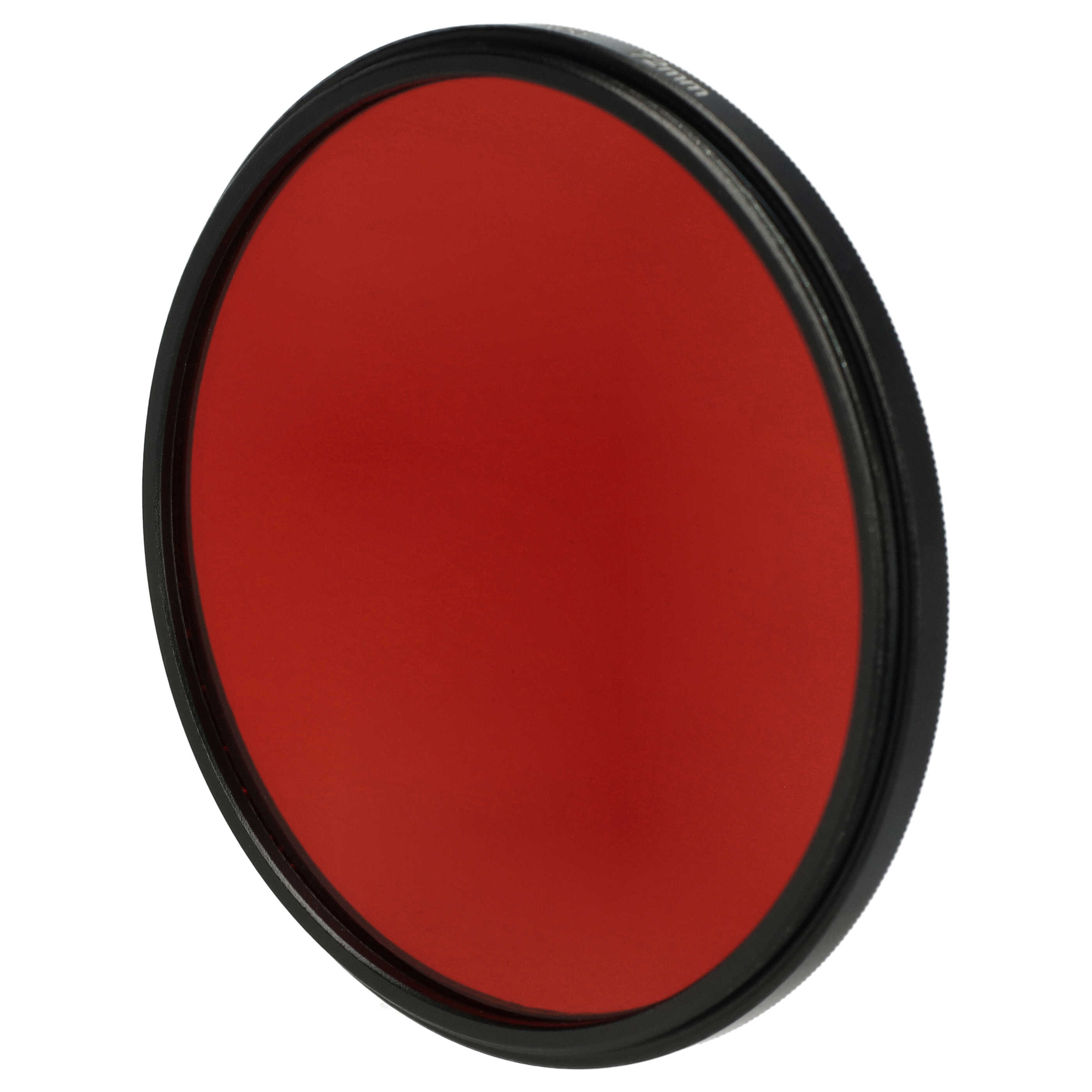 Filtr fotograficzny na obiektywy z gwintem 72 mm - filtr czerwony