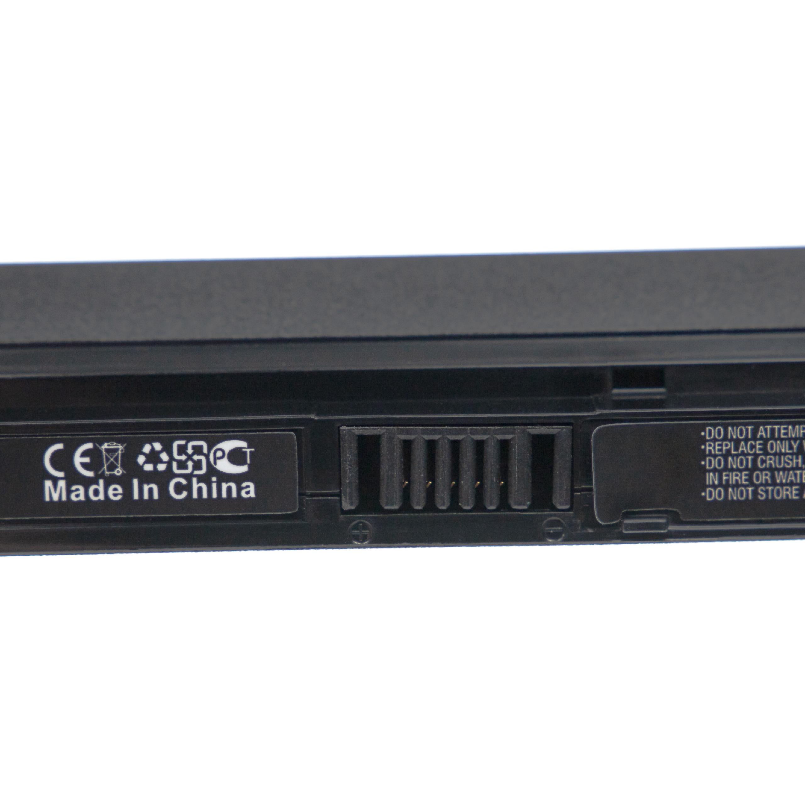 Batterie remplace Clevo 6-87-W95KS, 6-87-W95KS-42F2 pour ordinateur portable - 2200mAh 14,8V Li-ion, noir
