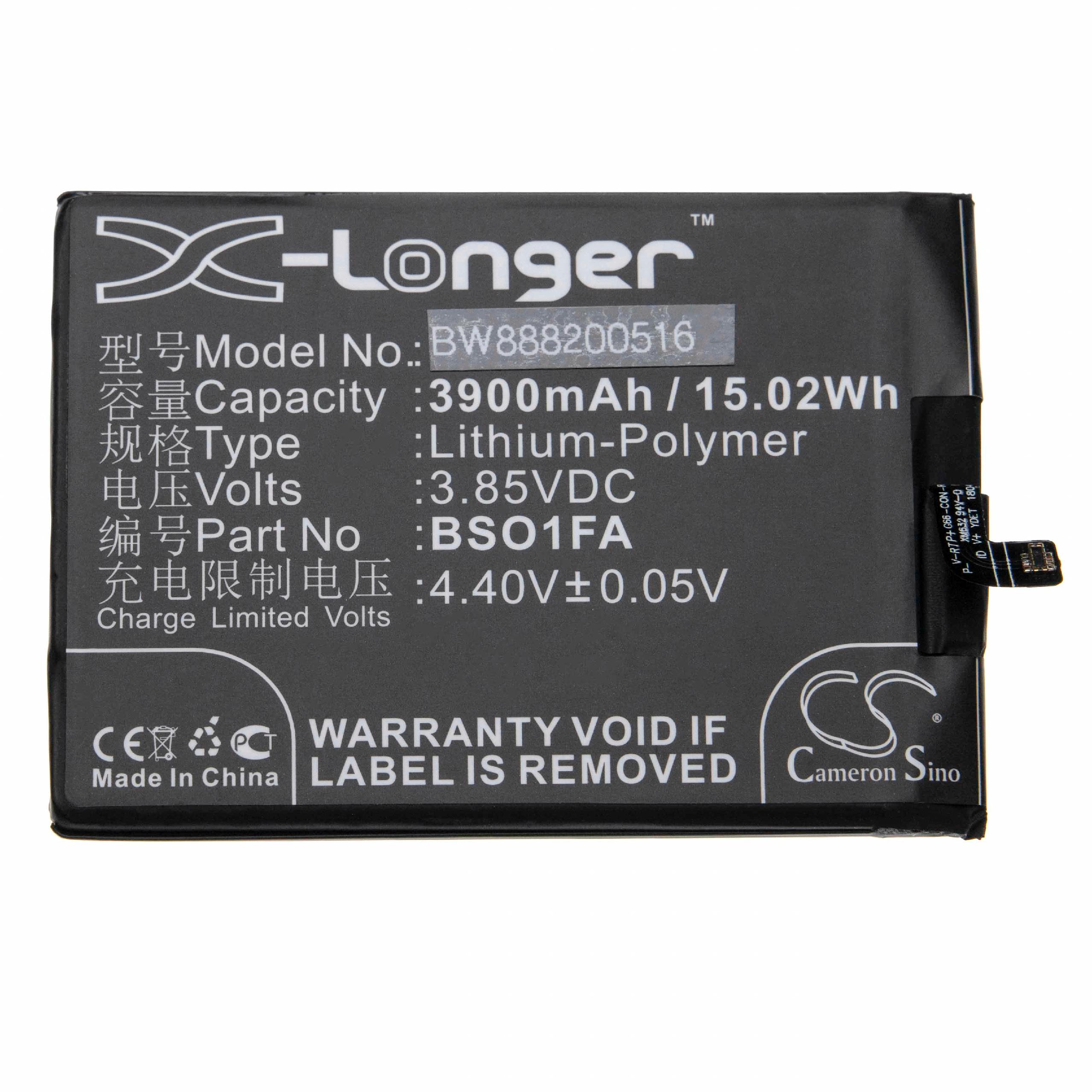 Mobile Phone Battery Replacement for Xiaomi BSO1FA - 3900mAh 3.85V Li-polymer