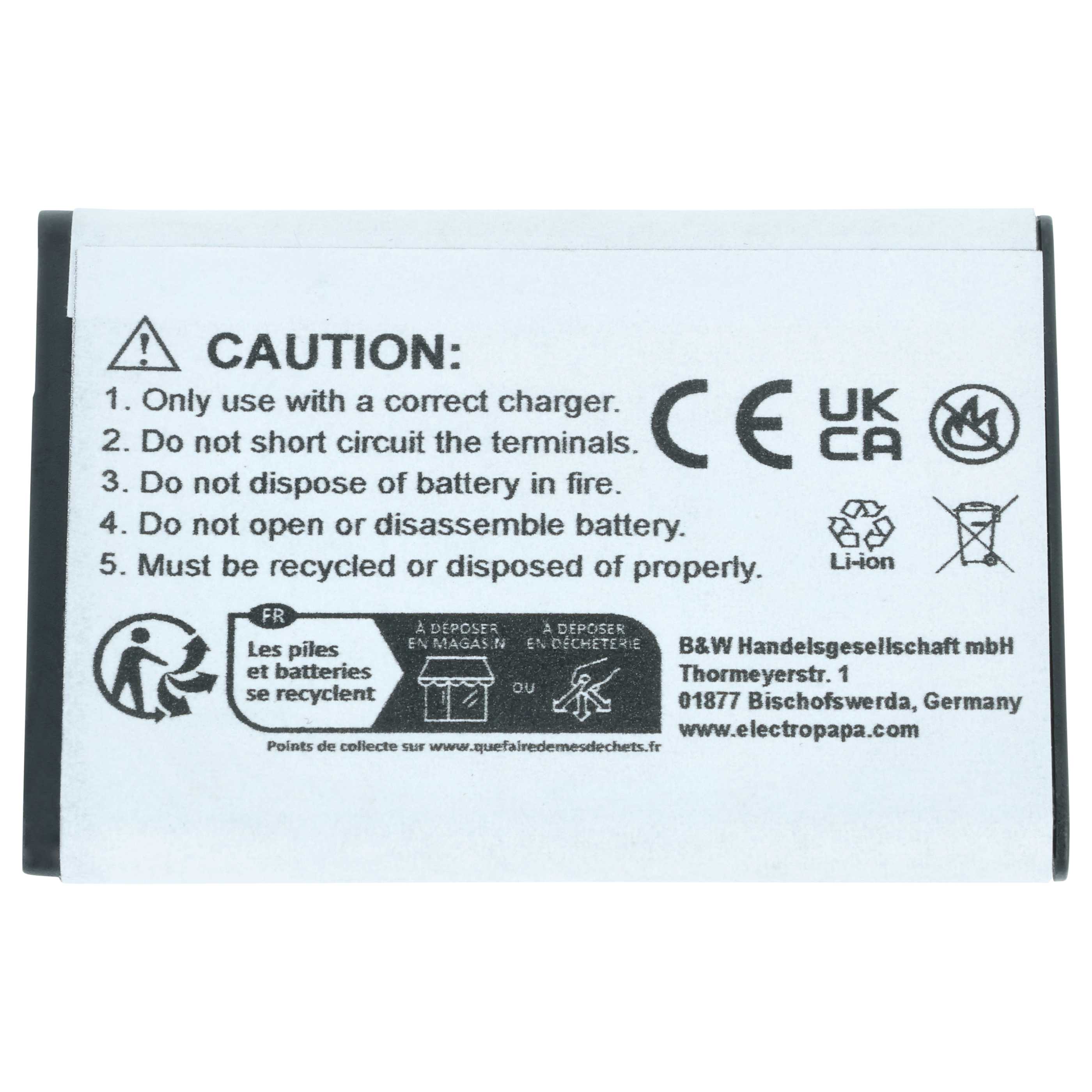 Akumulator do telefonu smartfona zamiennik Nokia BV-6A - 1200 mAh 3,7 V Li-Ion