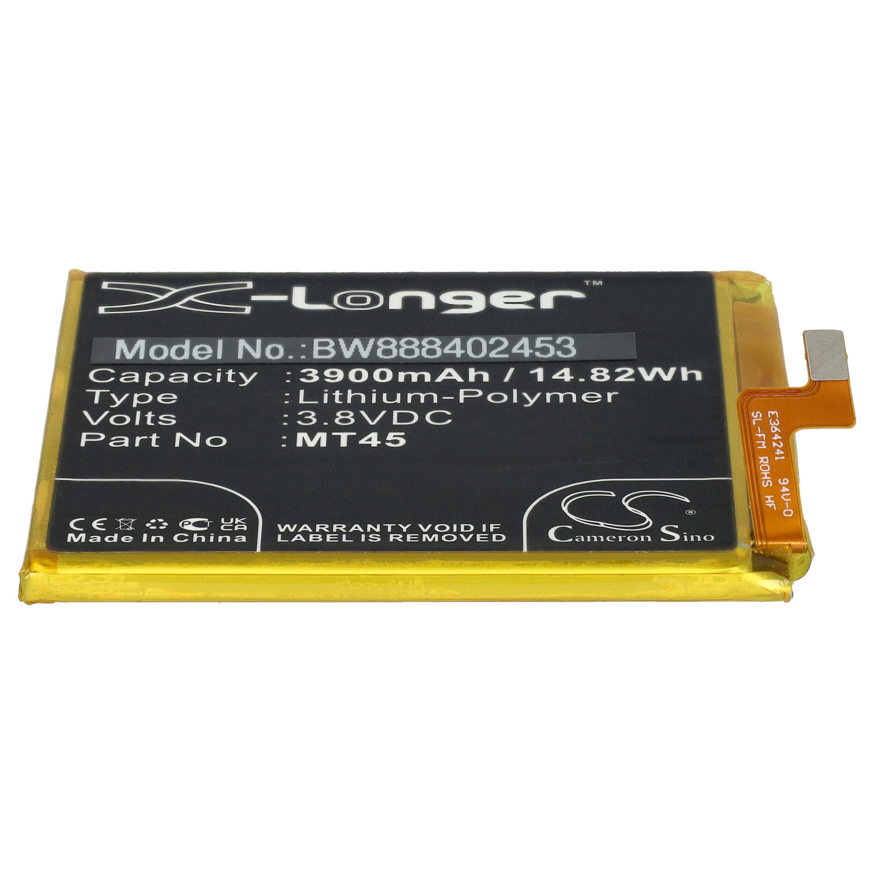 Akumulator do telefonu smartfona zamiennik Motorola SB18D11084, MT45 - 3900 mAh 3,8 V LiPo