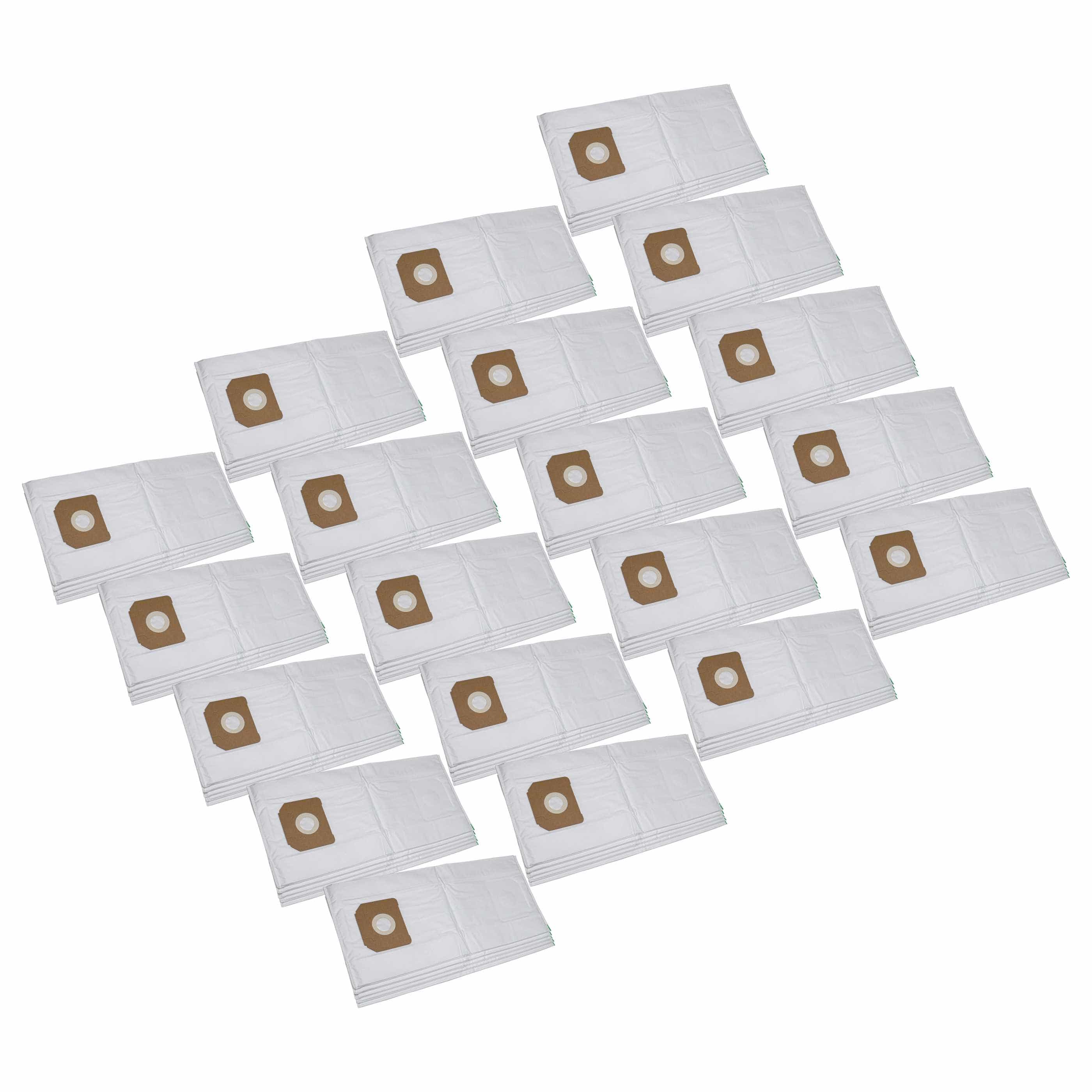 100x Sac remplace Flex 329.630 pour aspirateur Menzer - microfibre non tissée