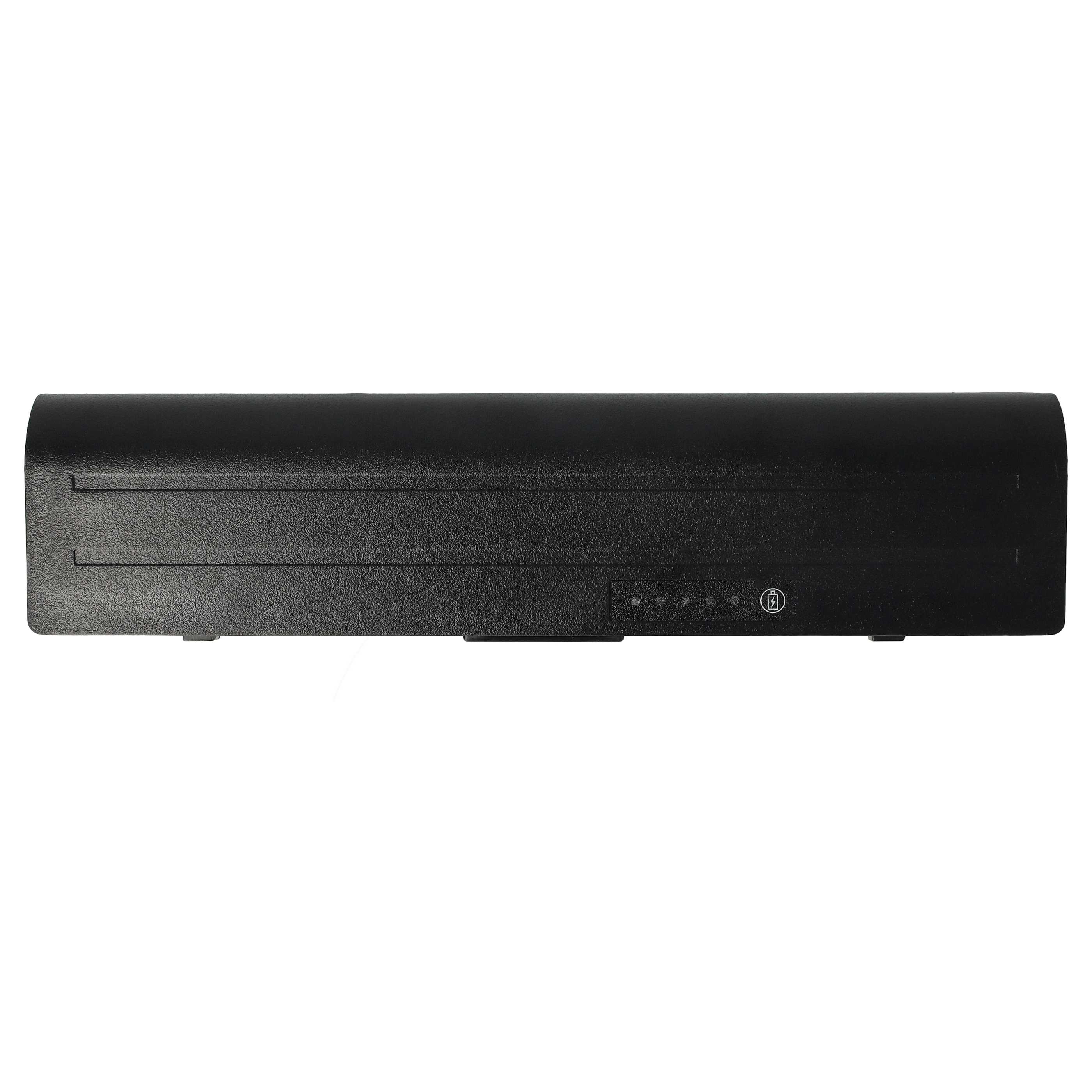 Notebook-Akku als Ersatz für Dell 312-0711, 312-0712, 312-0708, 451-10660 - 4400mAh 11,1V Li-Ion, schwarz