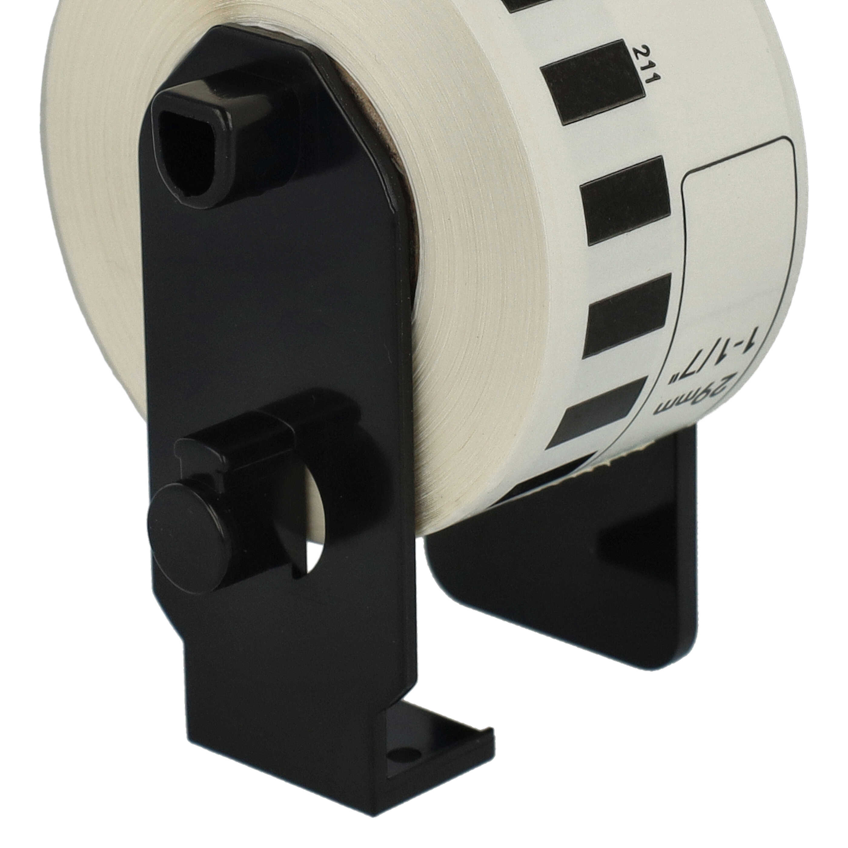 3x Label Roll replaces Brother DK-22211 Labeller - 29 mm x 15.24 m + Holder