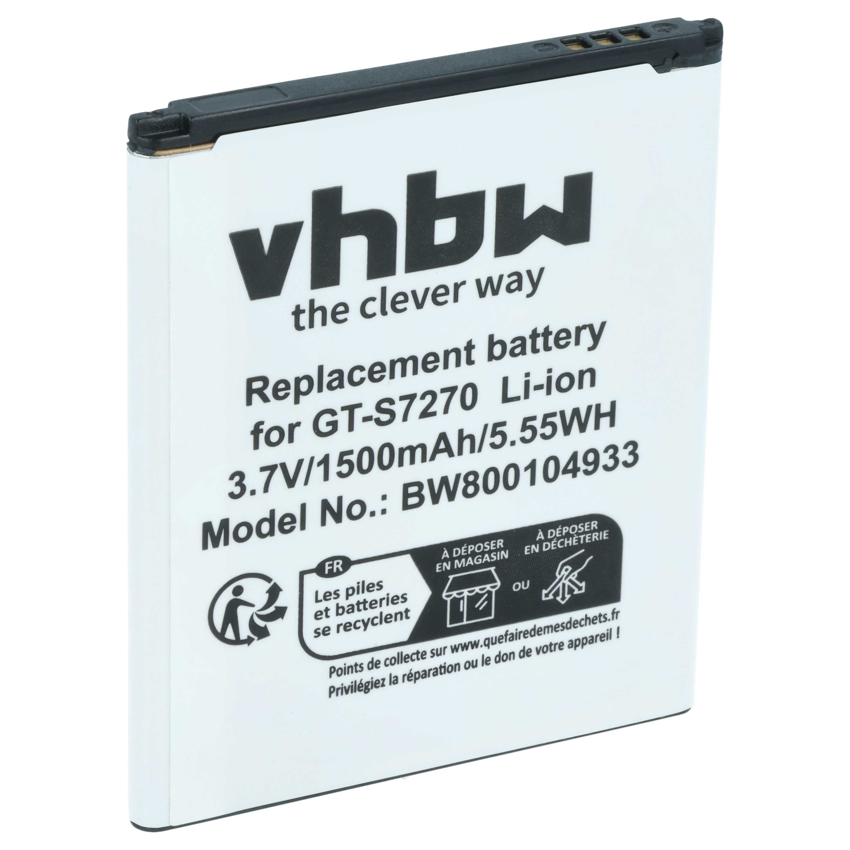 Akumulator do telefonu smartfona zamiennik Samsung B100, EB-B100AE, B100AE - 1500 mAh 3,7 V Li-Ion