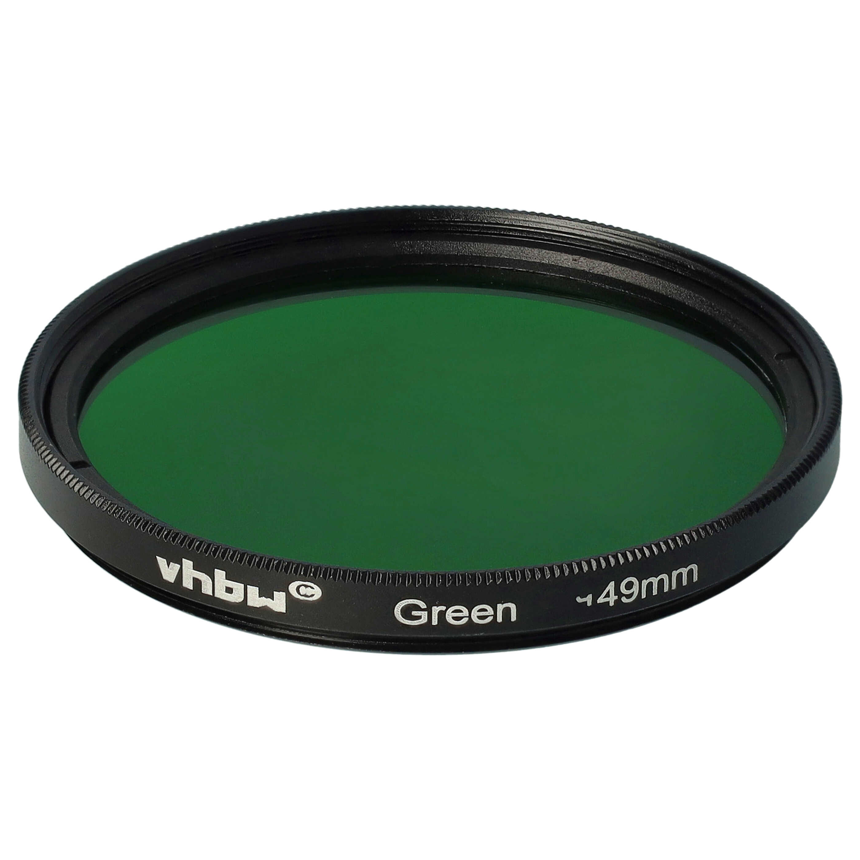 Farbfilter grün passend für Kamera Objektive mit 49 mm Filtergewinde - Grünfilter