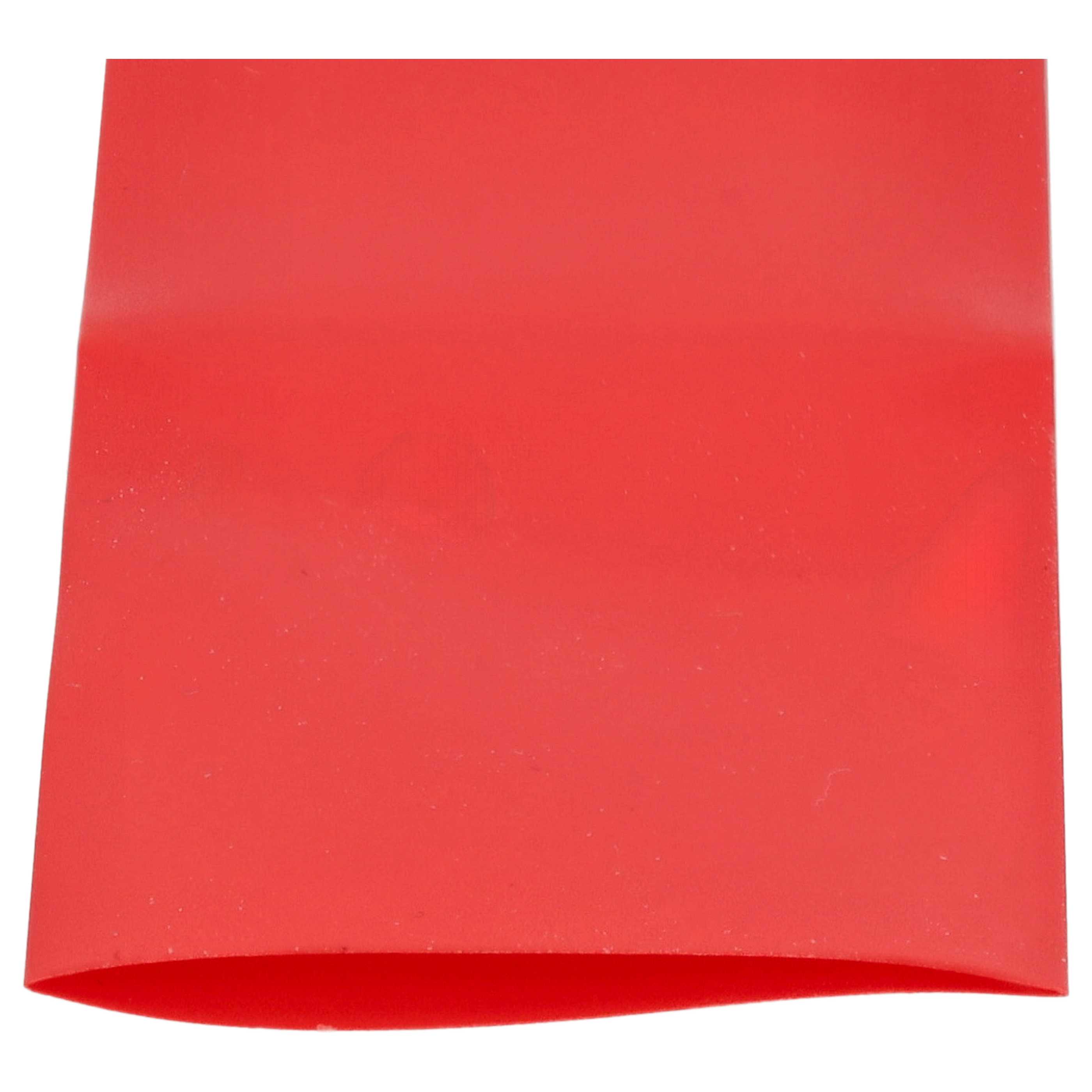 10x tubo termorretráctil compatible con celdas de batería 18650 - Láminas retráctiles rojo