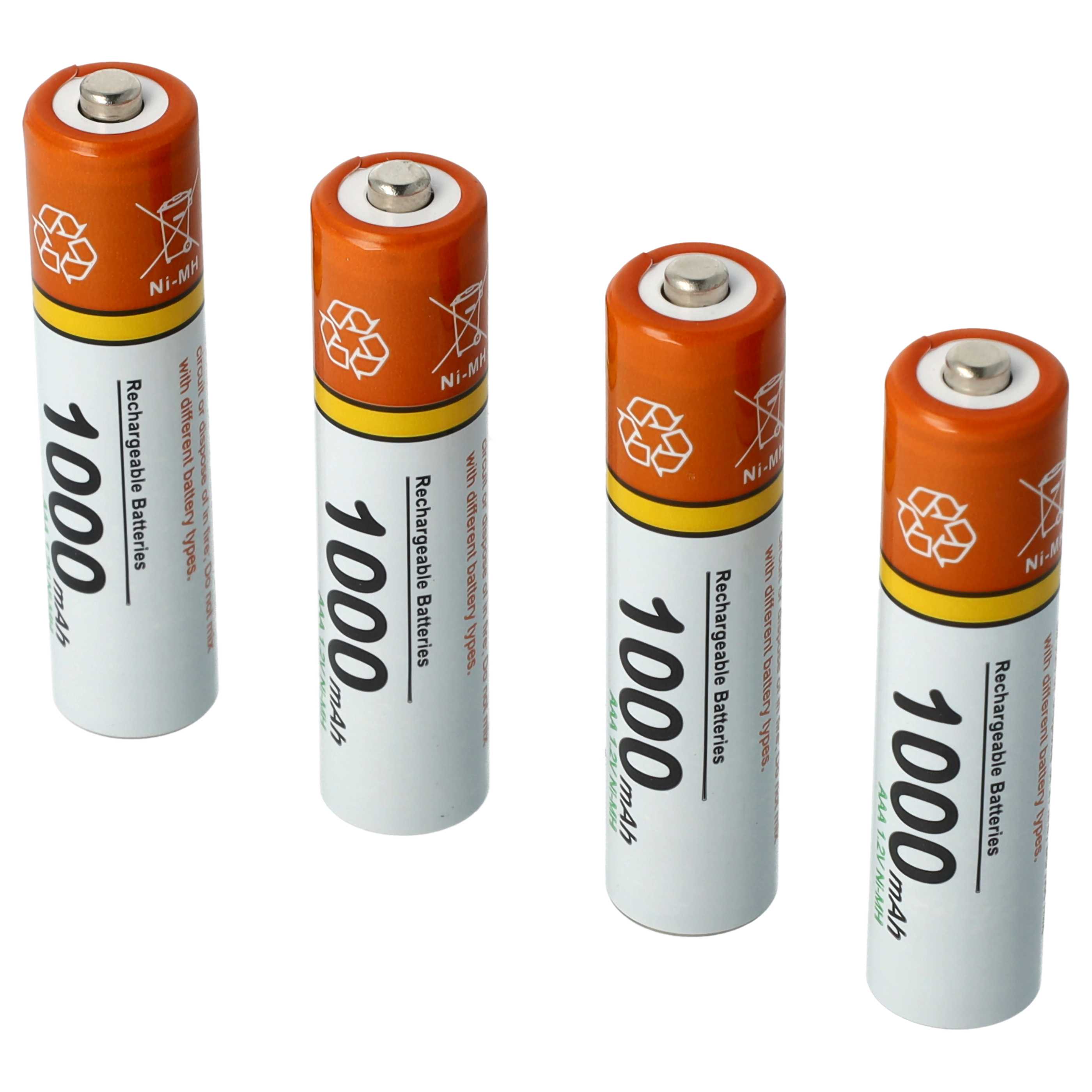 20x Akumulator do telefonu stacjonarnego Philips, Grundig, Sennheiser, Amplicomms - 1000 mAh 1,2 V NiMH
