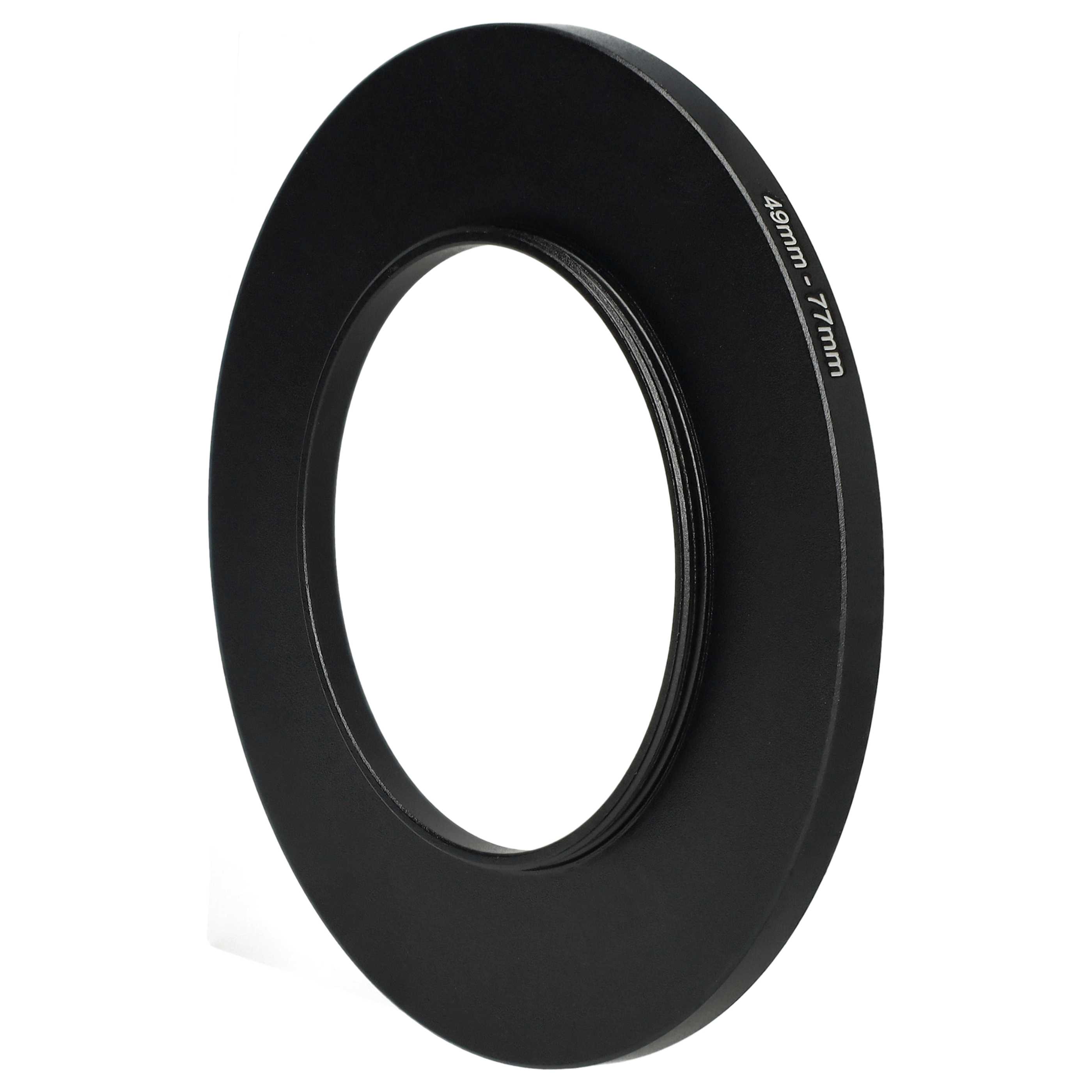 Step-Up-Ring Adapter 49 mm auf 77 mm passend für diverse Kamera-Objektive - Filteradapter