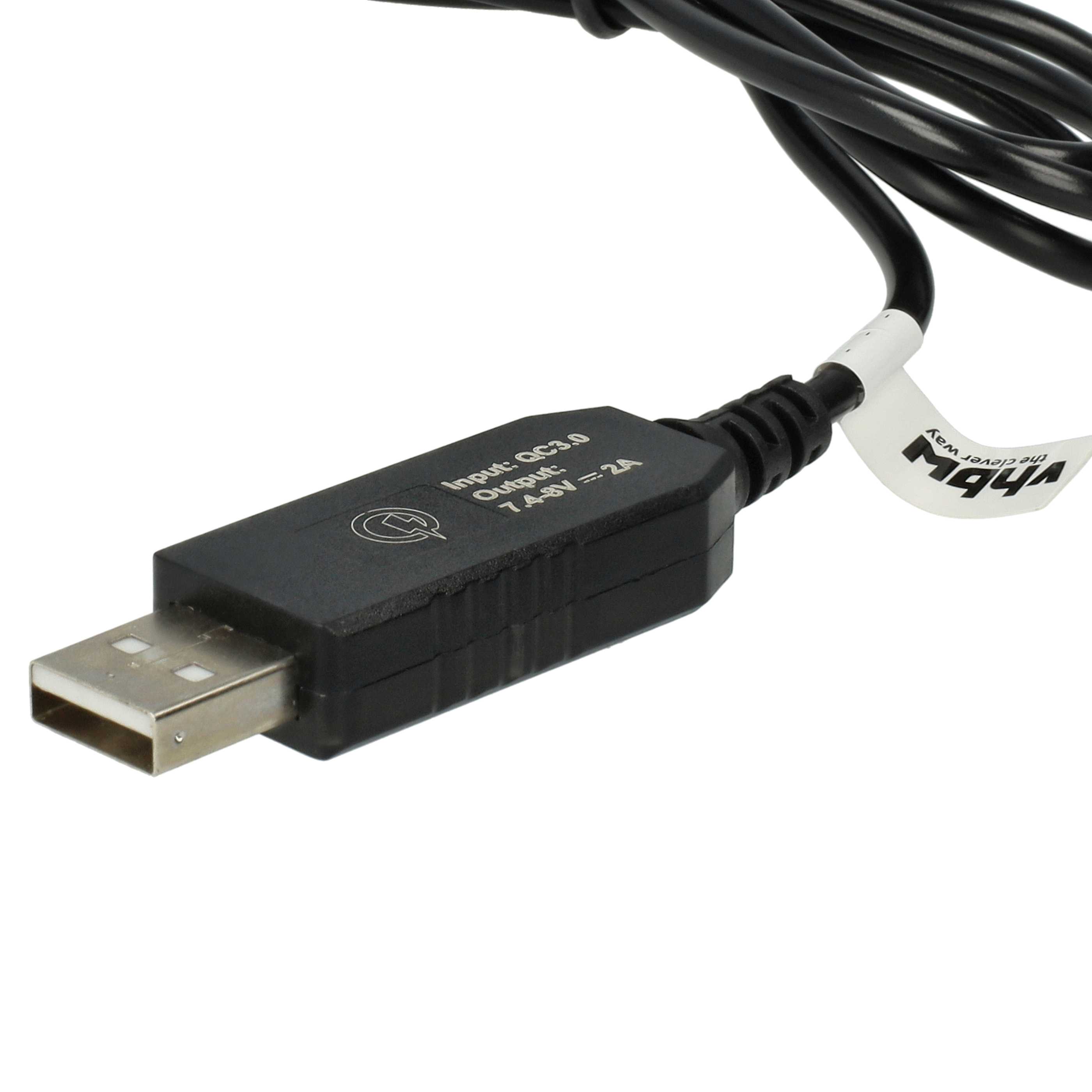 USB Ladekabel passend für Canon DC-Coupler Kamera, Videokamera, Camcorder - 90 cm