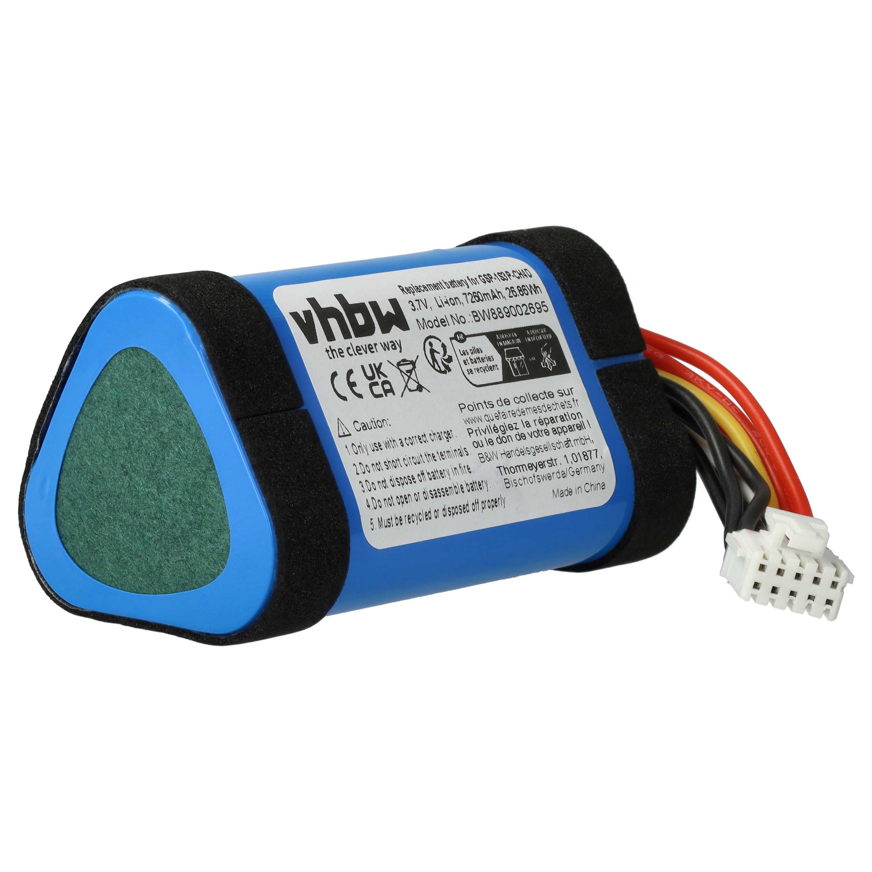 Akumulator do głośnika zamiennik JBL GSP-1S3P-CH4D - Li-Ion 7260mAh