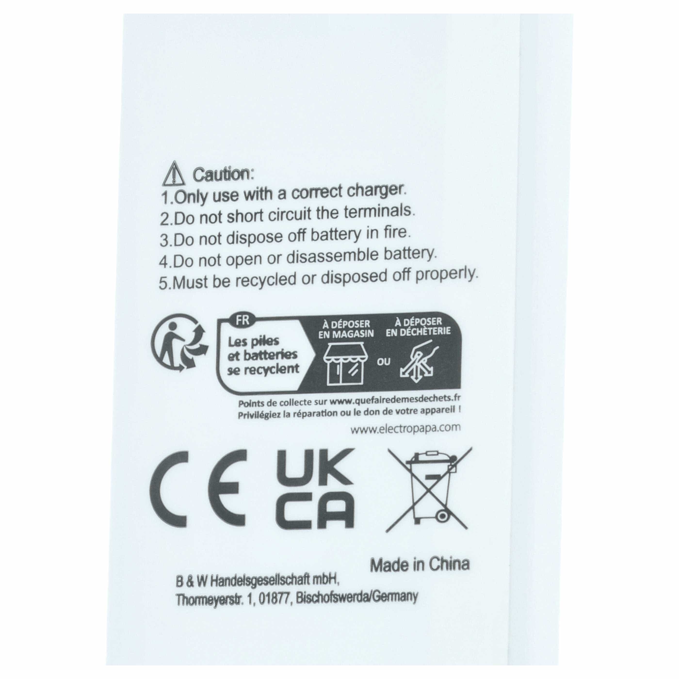 Akumulator do telefonu smartfona zamiennik Sony Ericsson DPY901300, BST-30 - 850 mAh 3,7 V Li-Ion