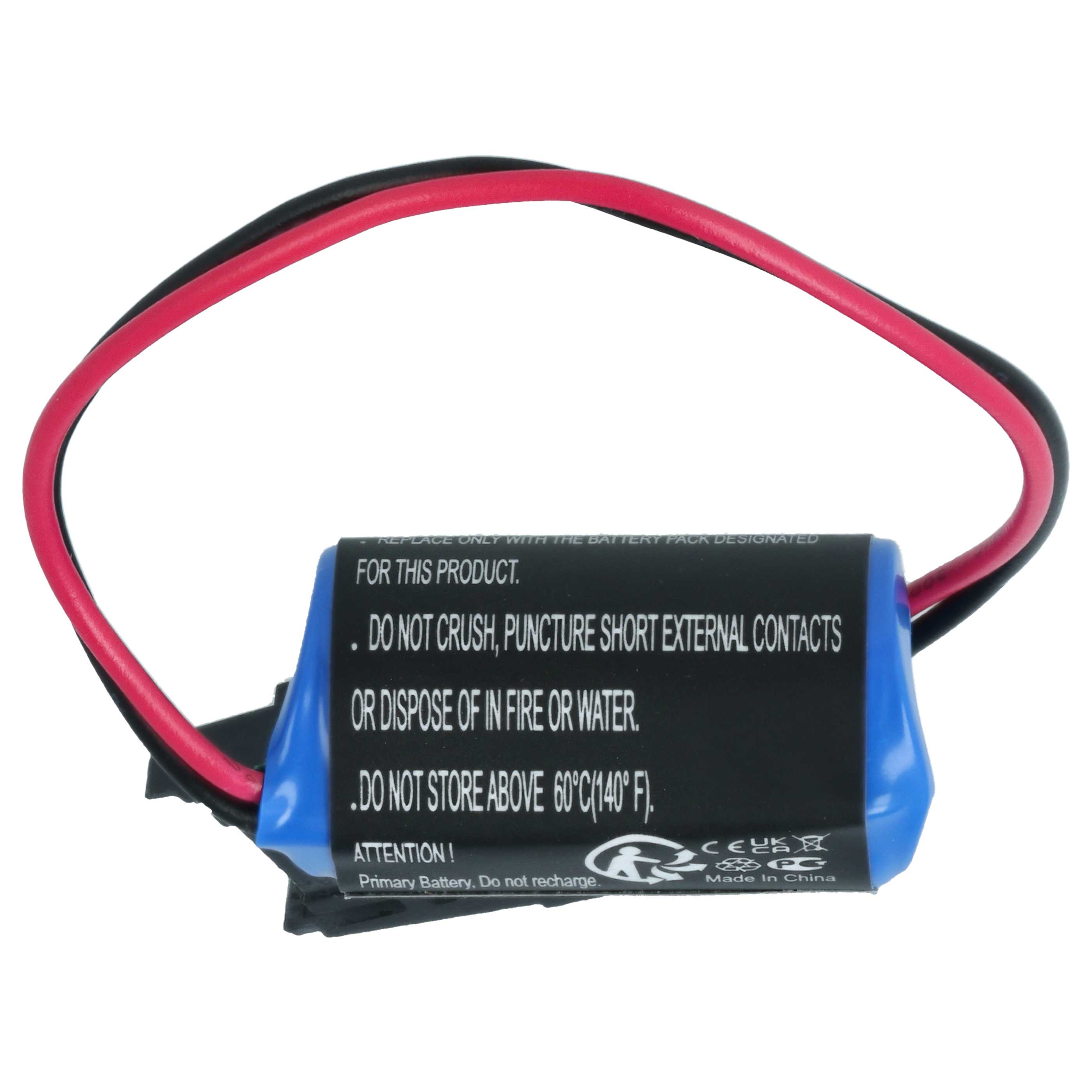 5x Batería reemplaza Allen Bradley 1747-BA, 1746-BAS, 1745-B1 para controlador (1000 mAh, 3 V, Li-MnO2)