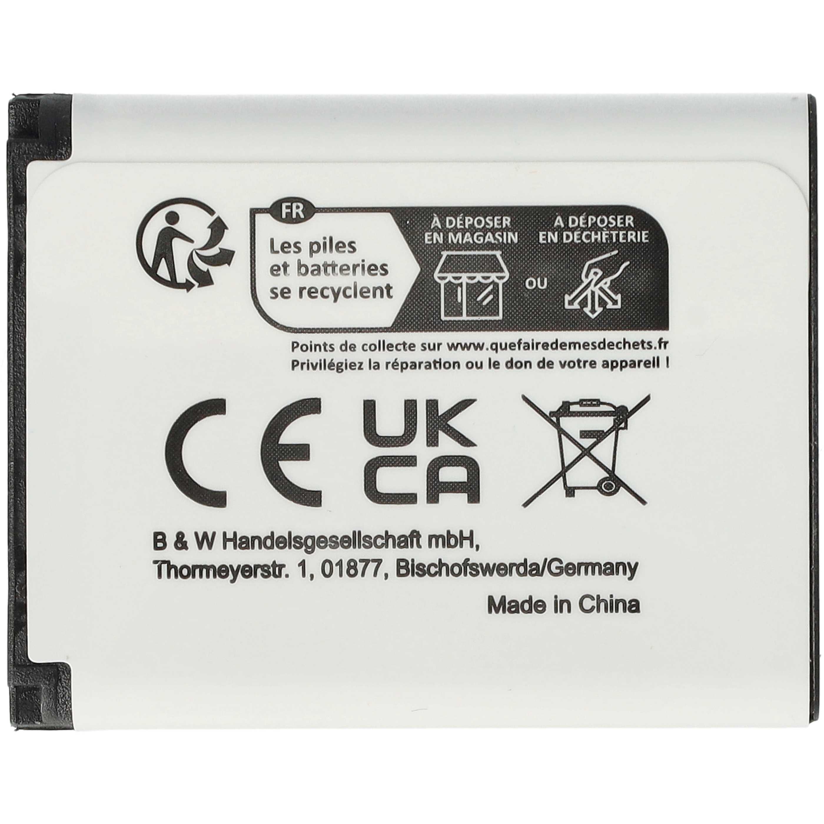 4x Batteria + caricabatterie per camera Bosch, Praktica, Fujifilm, Leica