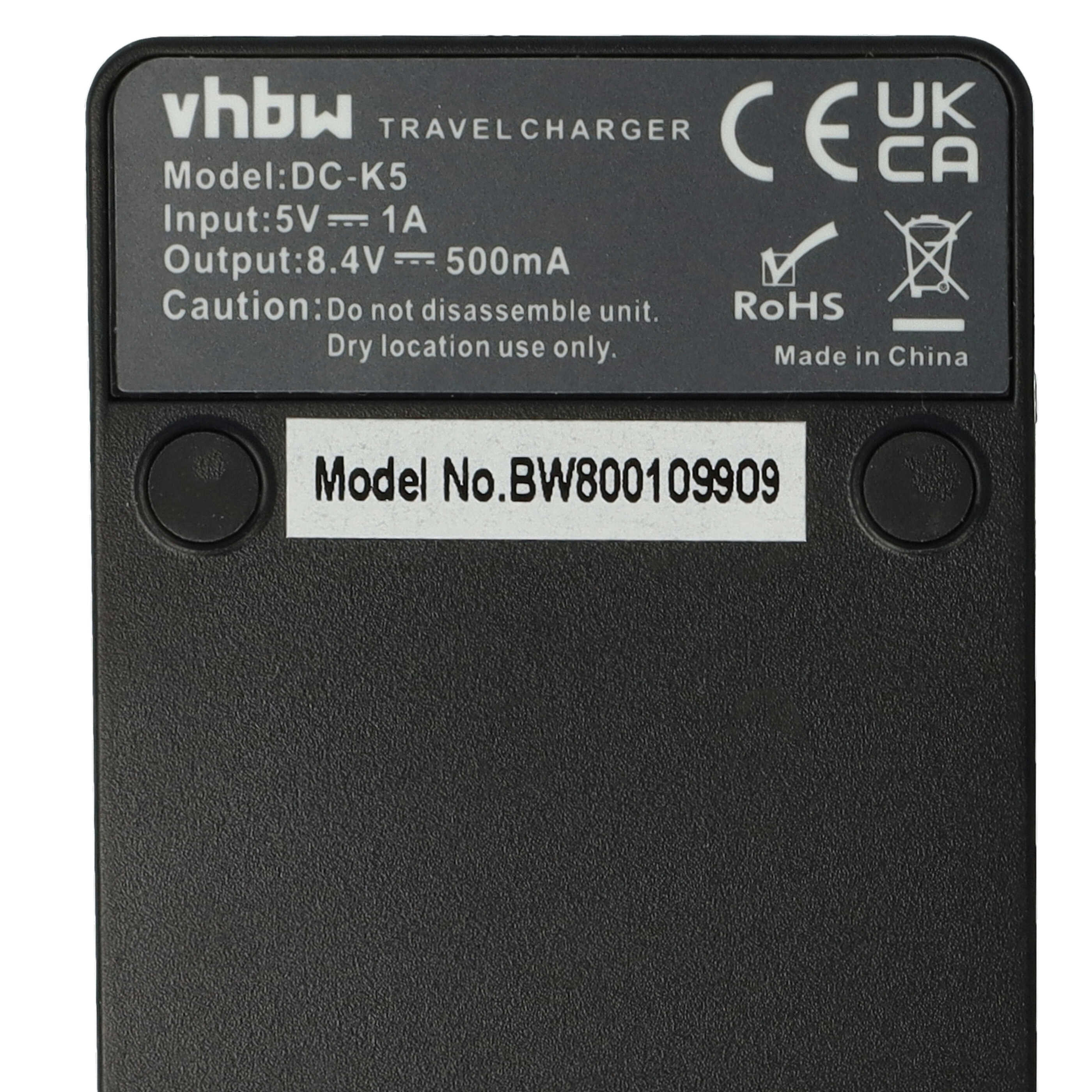 Battery Charger suitable for GR-D720 Camera etc. - 0.5 A, 8.4 V