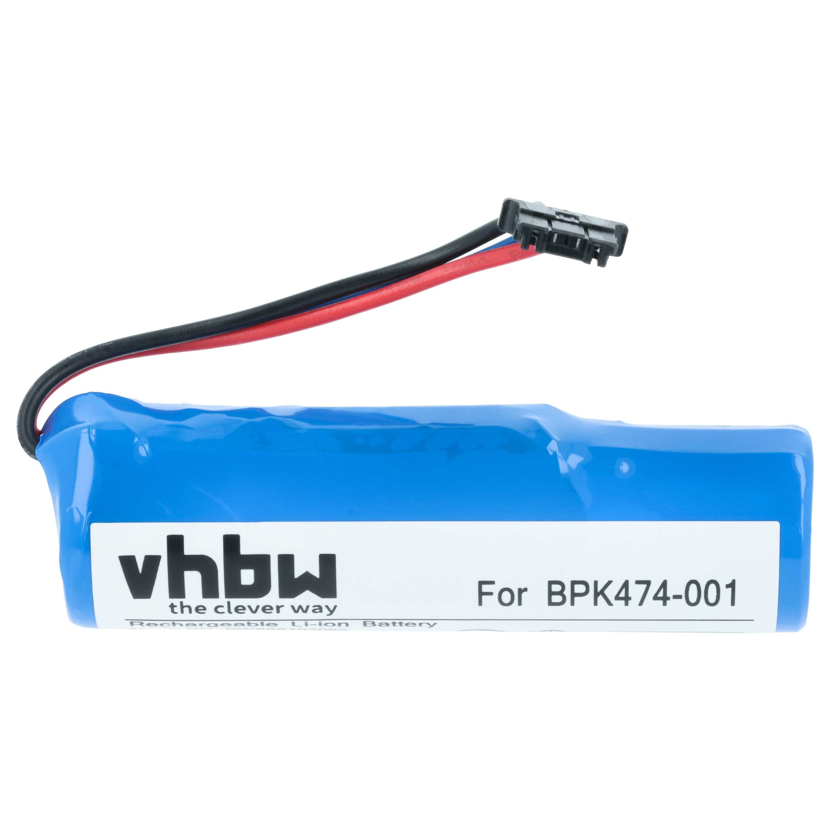 5x Batería reemplaza VeriFone BPK474-001 para escáner código de barras (2600 mAh, 3,7 V, Li-Ion)
