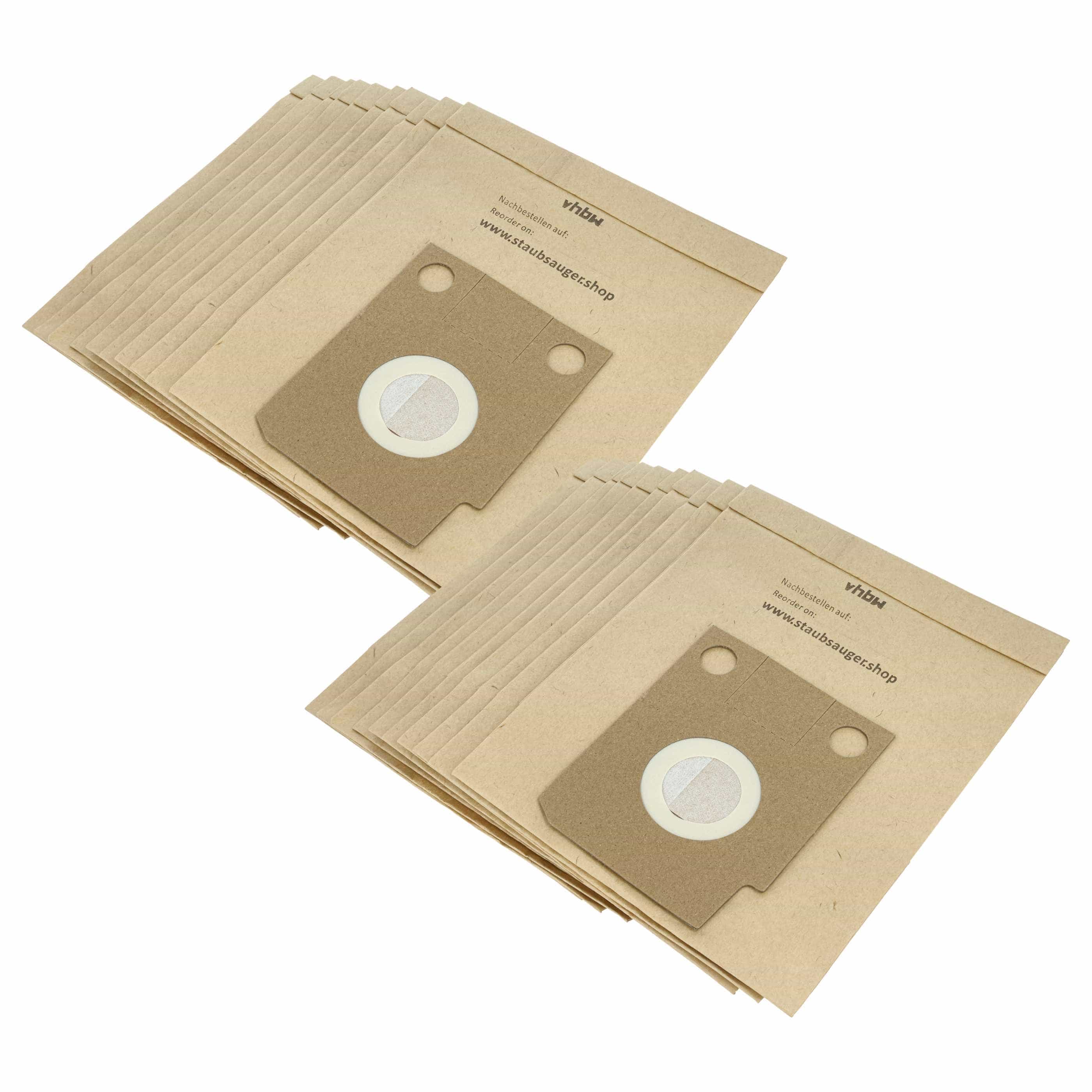 20x Sac remplace Hoover Gr. H7 pour aspirateur Satrap - papier