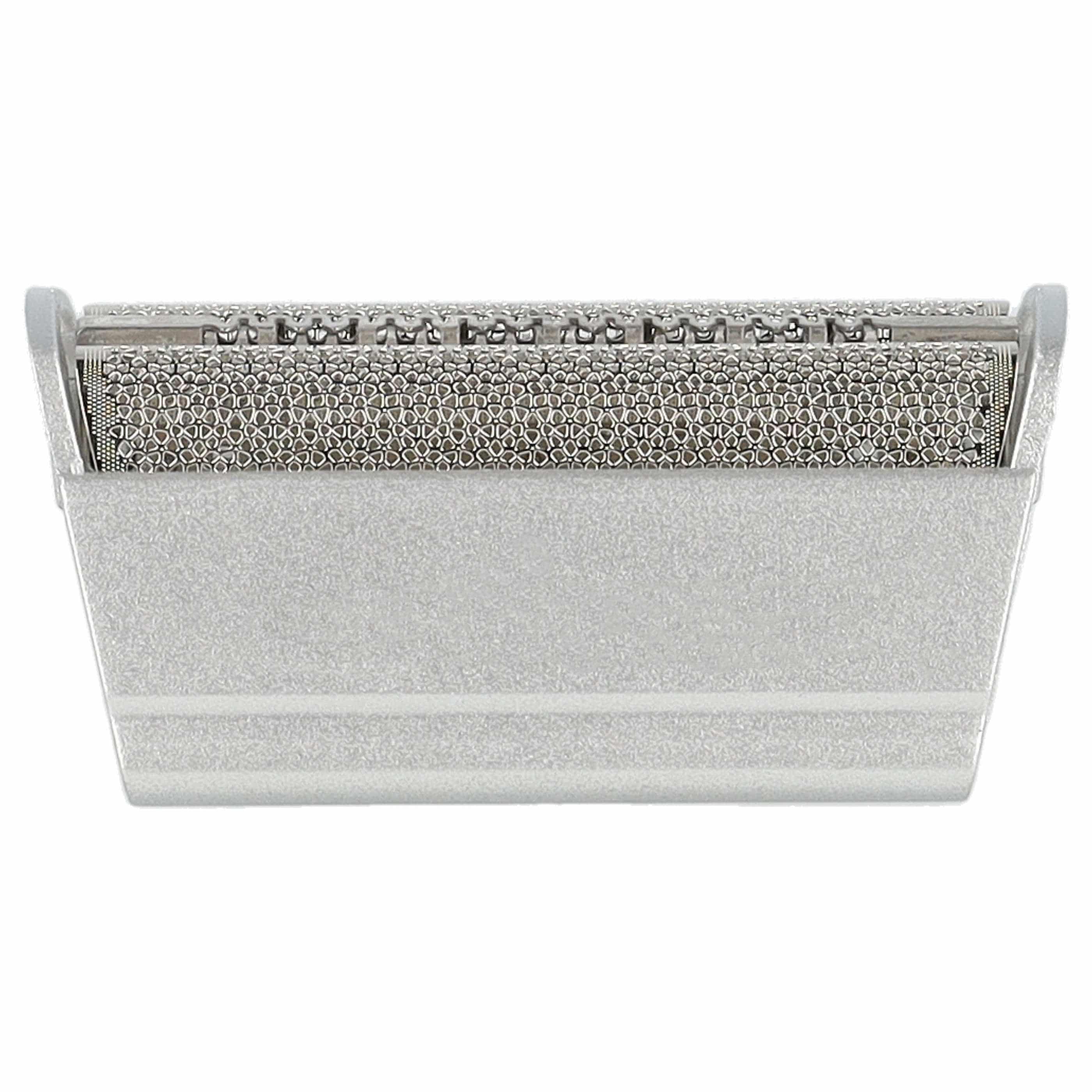 3x Podwójna folia tnąca do golarki zam. Braun SB505, 31B, 31S - z ramką, srebrny