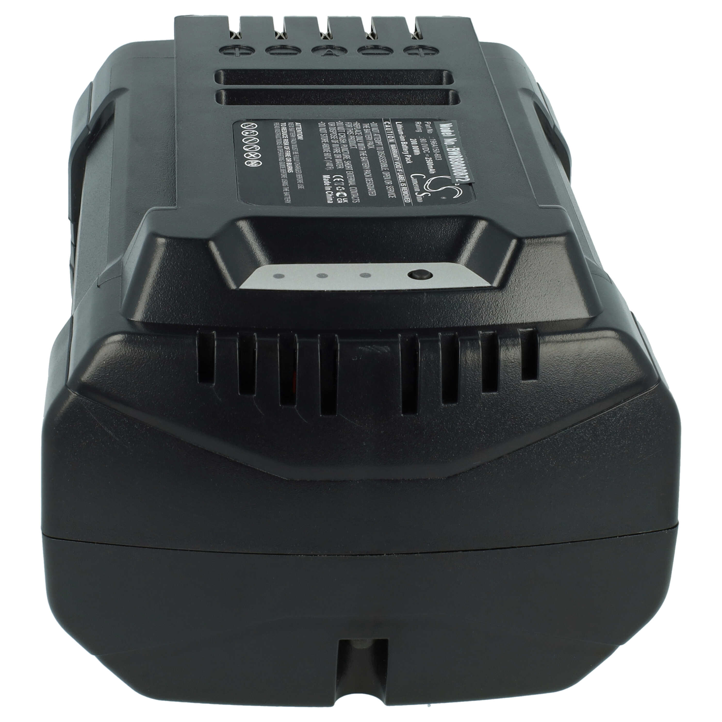 Lawnmower Battery Replacement for Cub Cadet 196A150-603 - 2500mAh 80V Li-Ion, black